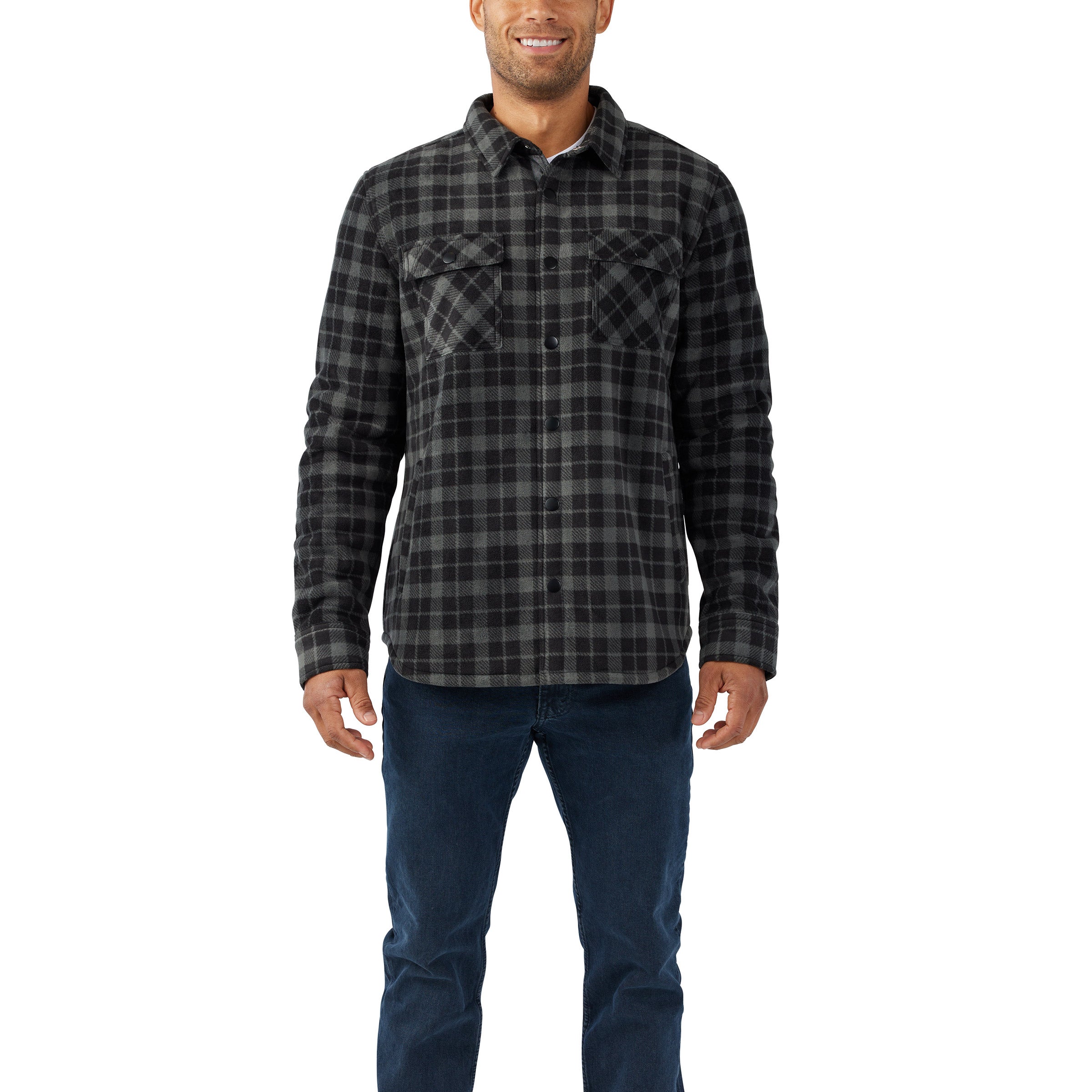 VOYAGER MEN'S SUPER PLUSH SHIRT JACKET - Image 1