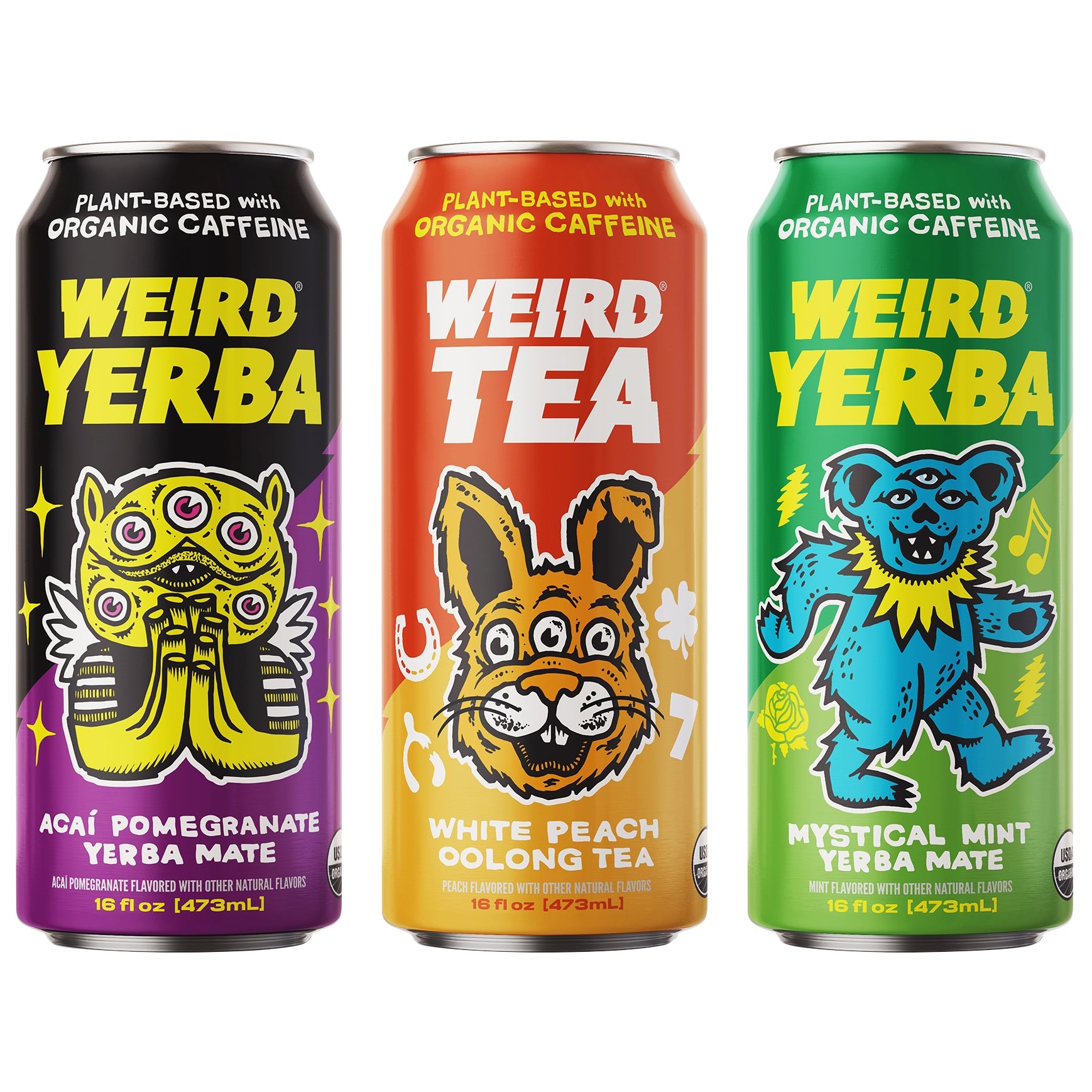 DRINK WEIRD YERBA &TEA YERBA & TEA VARIETY 12/16 FL OZ - Image 1
