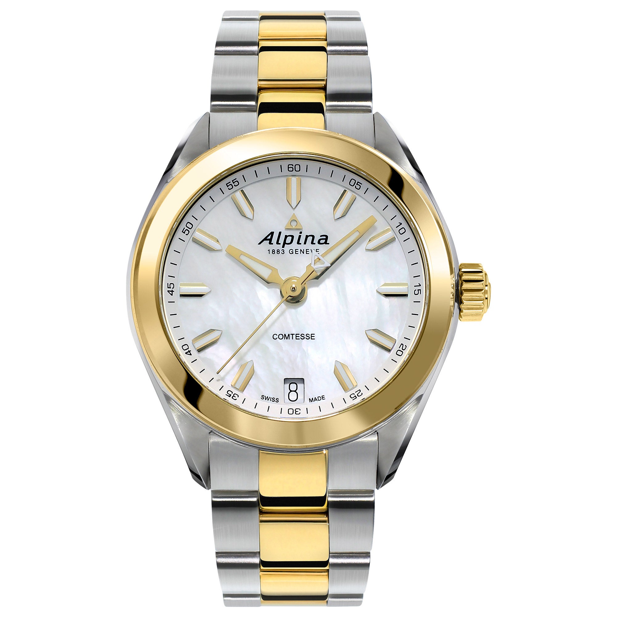 ALPINA COMTESSE STAINLESS STEEL QUARTZ WOMENS WATCH - Image 1