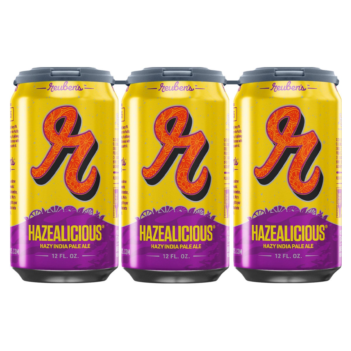 REUBEN'S BREWERY HAZEALICIOUS SEATTLE WA 6/12OZ - Image 1