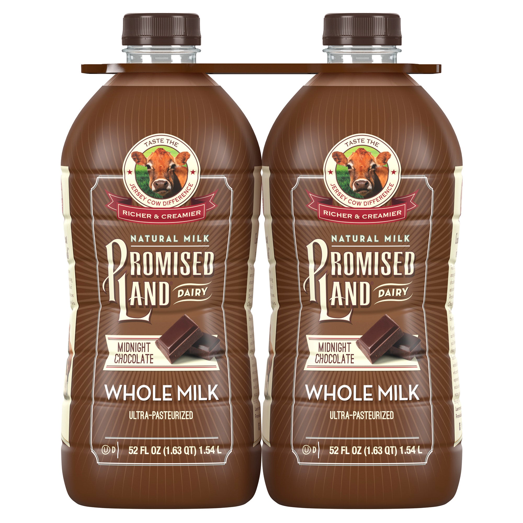 PROMISED LAND MILK MIDNIGHT CHOCOLATE 2/52 OUNCE BOTTLES