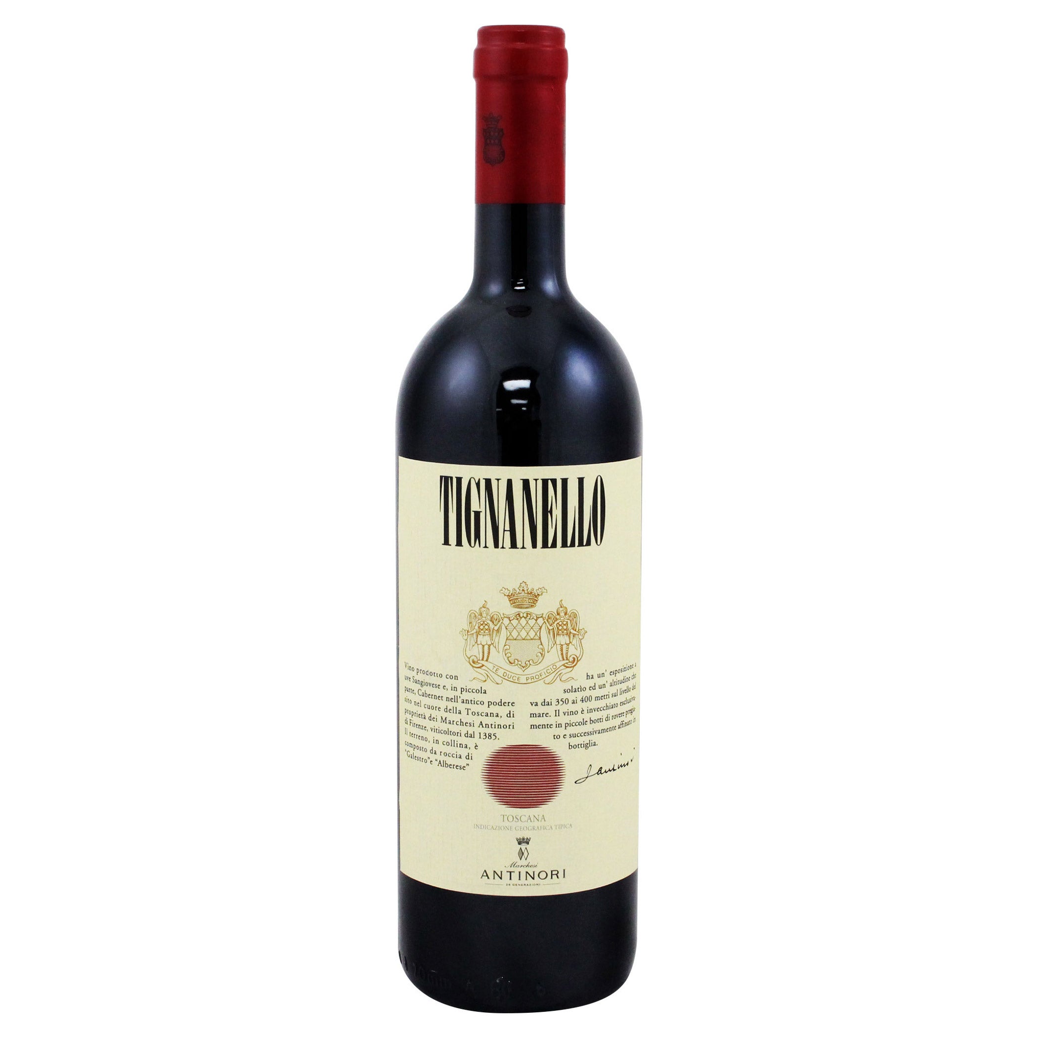 ANTINORI TIGNANELLO TUSCAN RED BLEND BOLGHERI ITALY 750ML