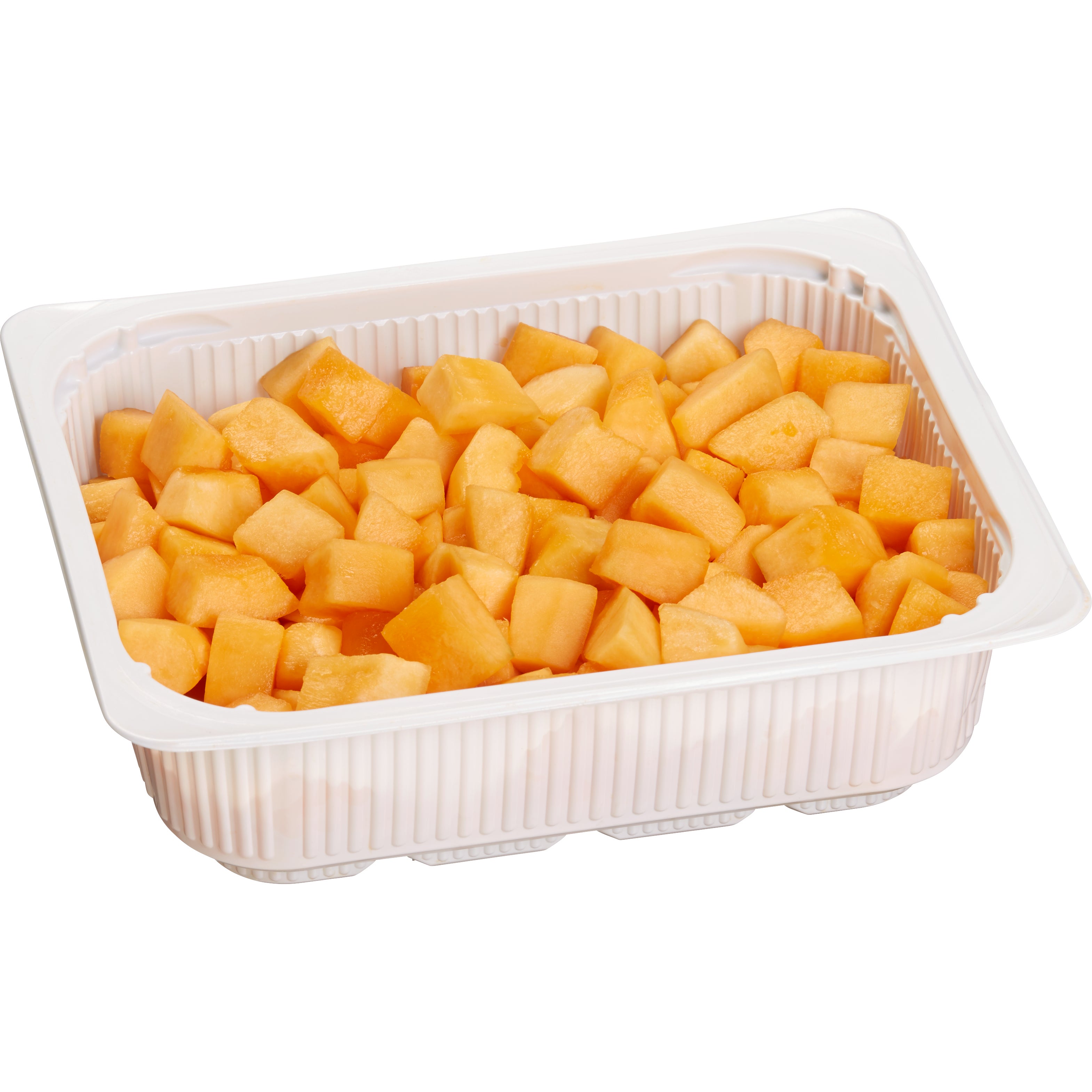 CANTALOUPE CHUNKS 5 LB TRAY
