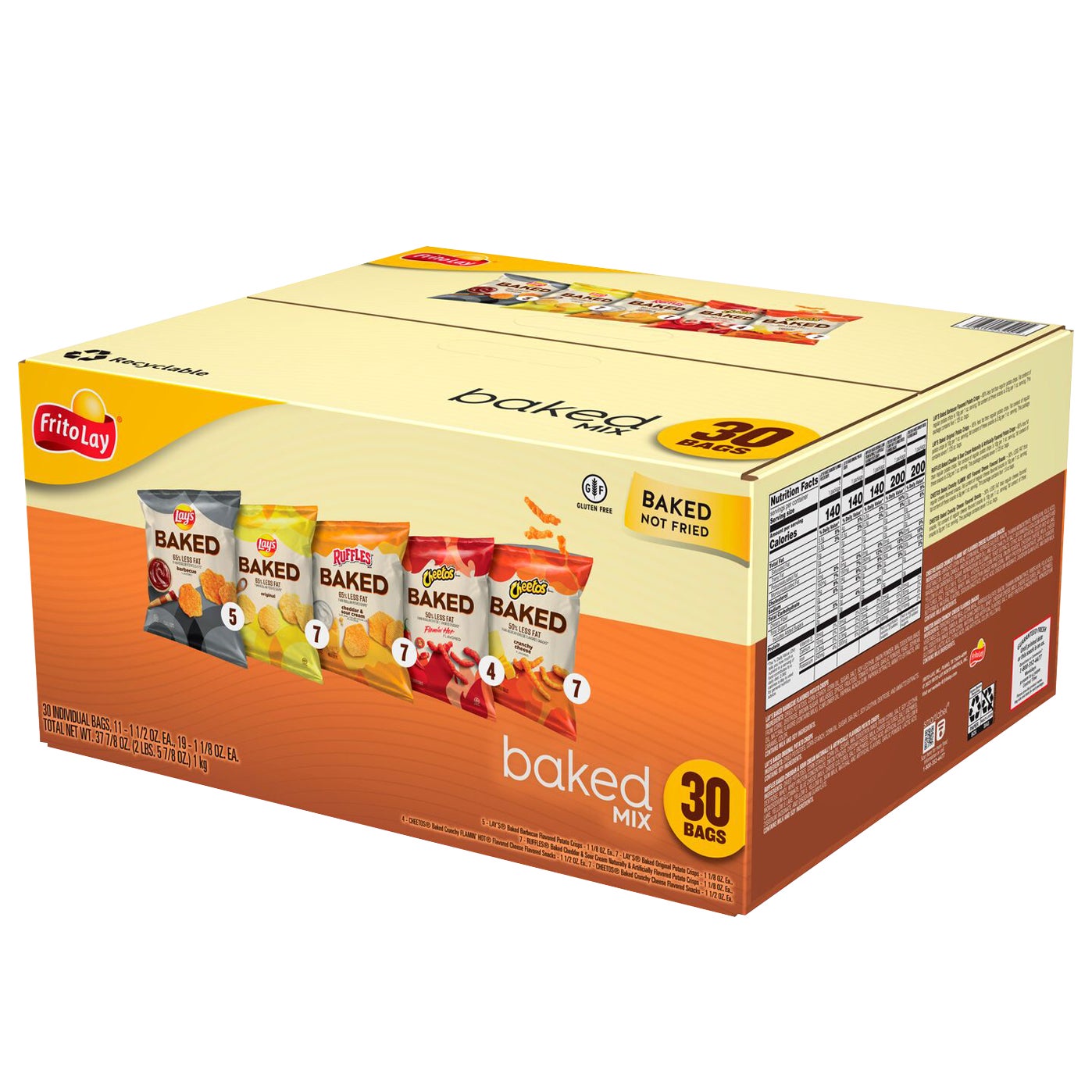 FRITO LAY OVEN BAKED VARIETY 30 COUNT - Image 1