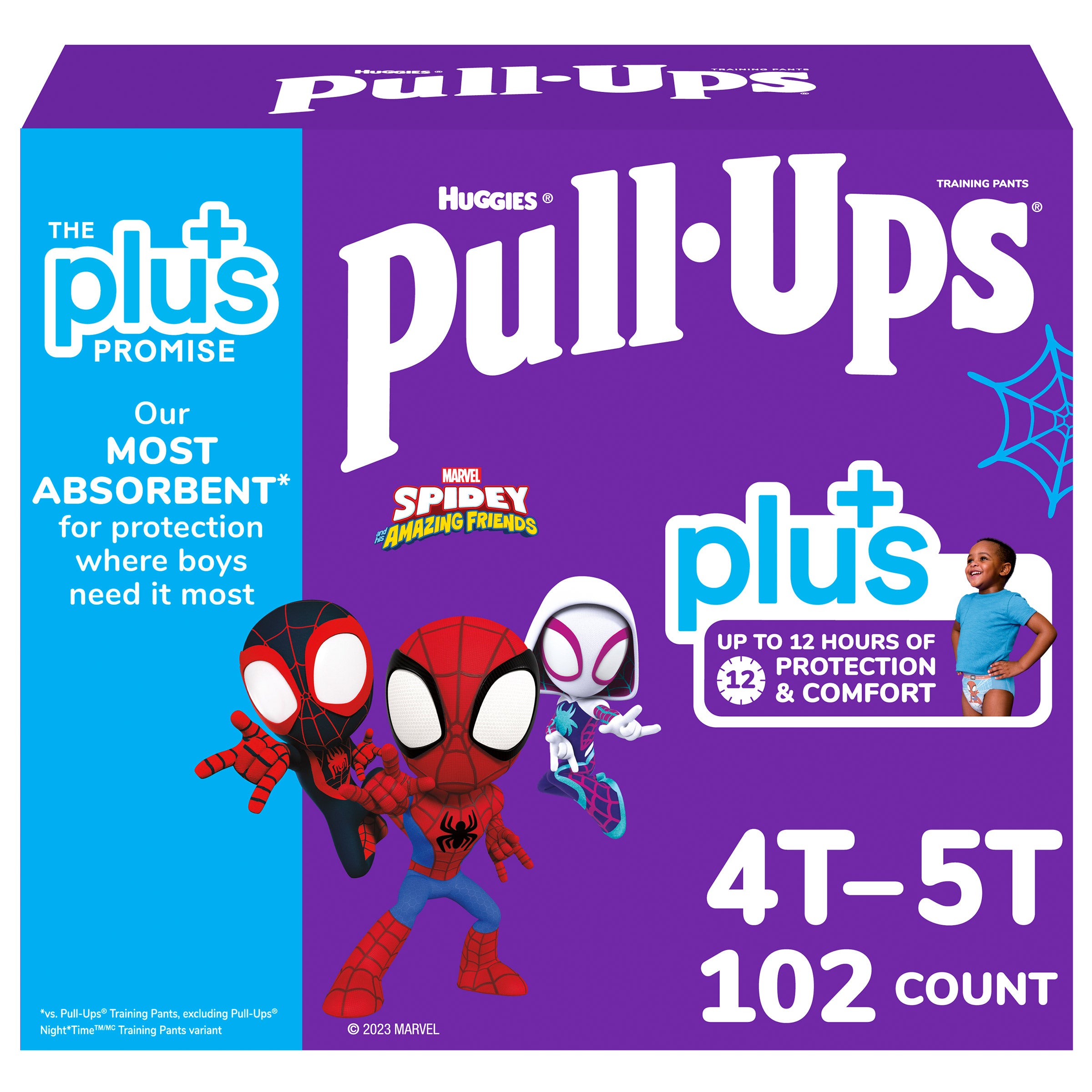 HUGGIES PLUS PULL-UPS PLUS BOYS TRAINING PANTS 4T-5T - Image 1