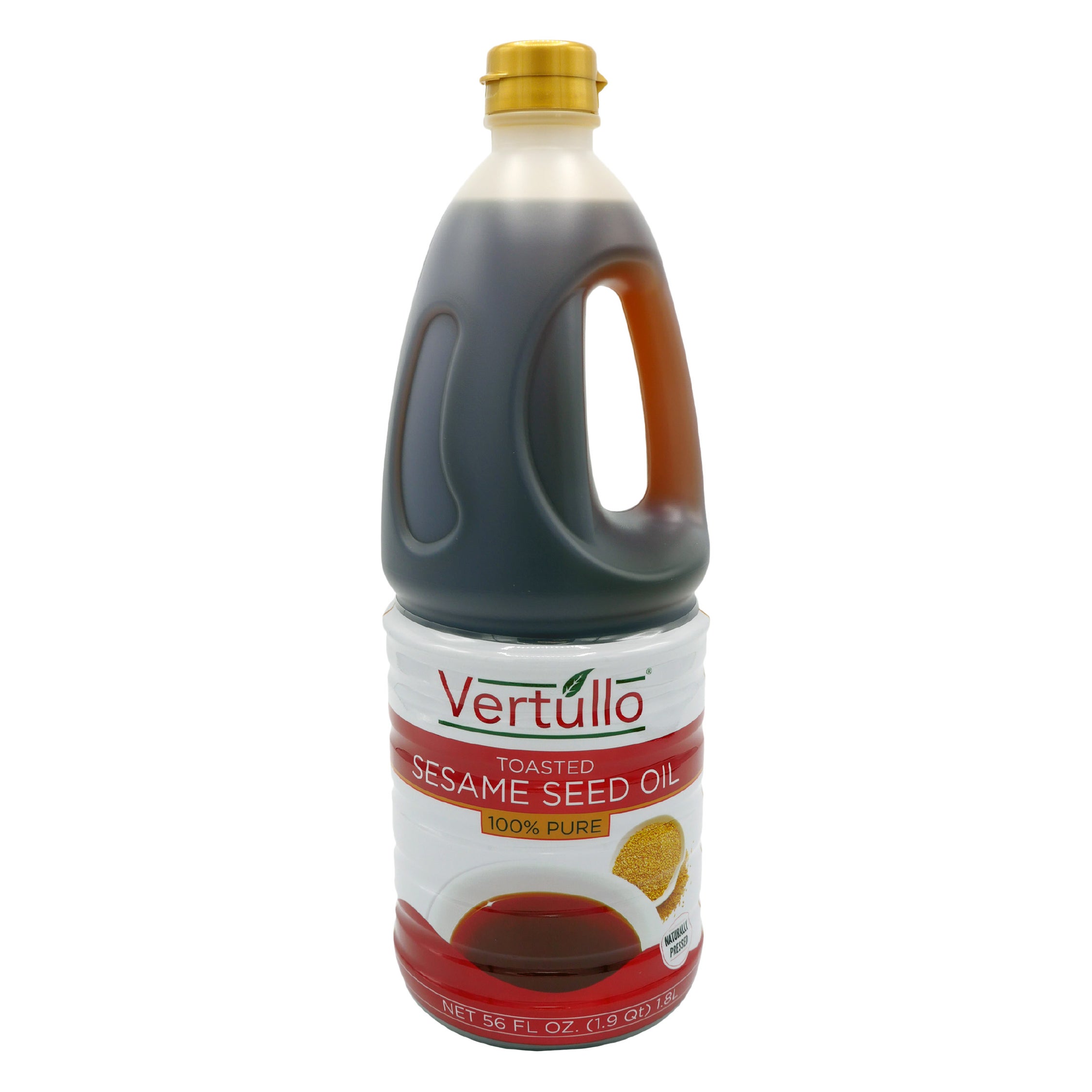 VERTULLO 100% PURE TOASTED SESAME OIL 56OZ - Image 1