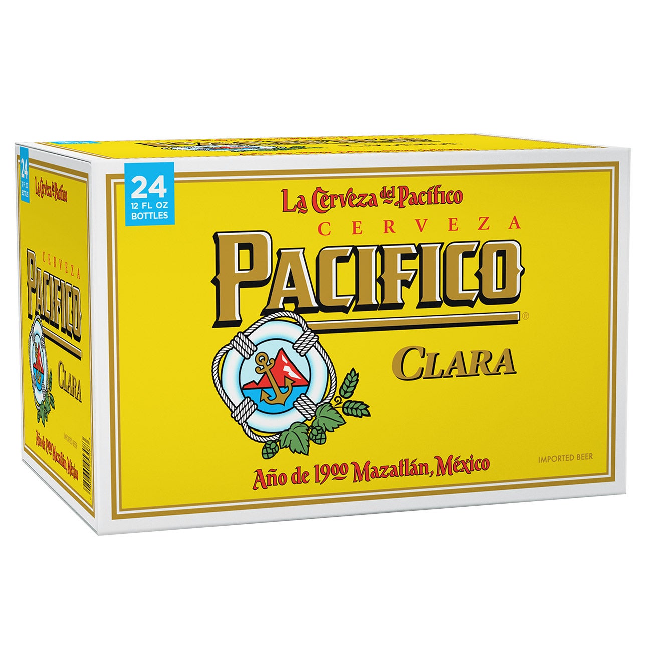 PACIFICO MEXICAN LAGER 24/12 OUNCE BOTTLES