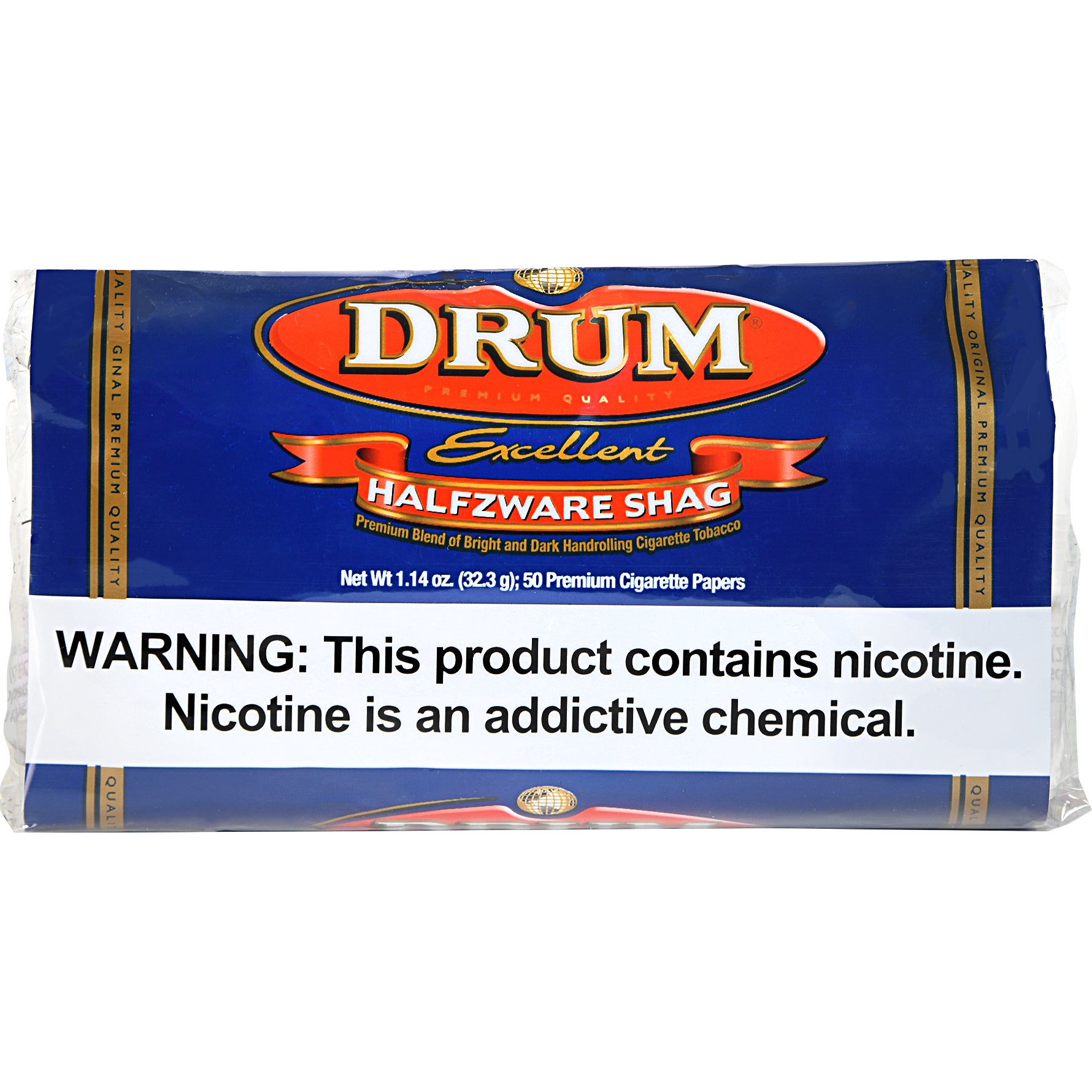 DRUM POUCH TOBACCO 12/1.14 OZ POUCHES