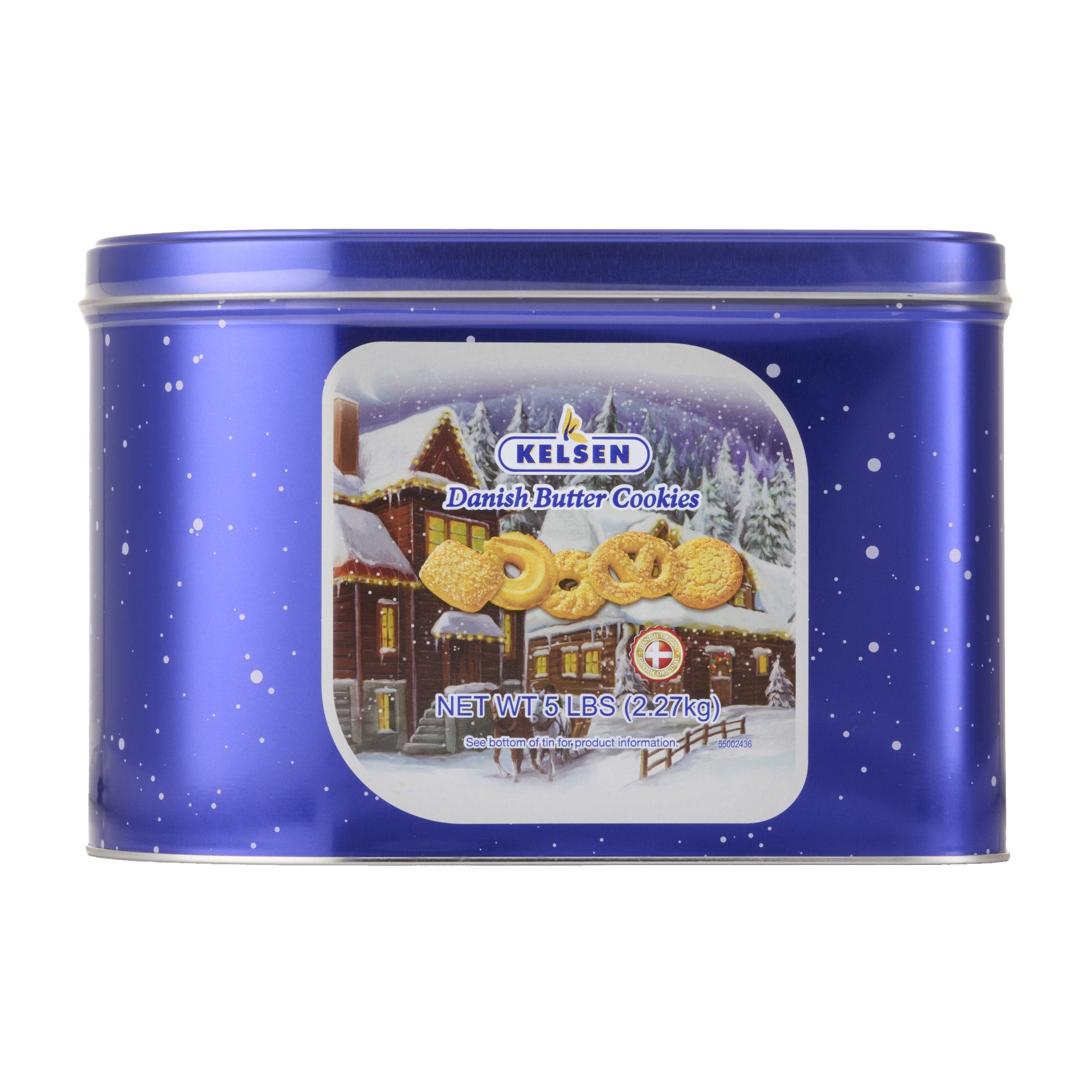 KELSEN IMPORTED DANISH BUTTER COOKIES 5 LB - Image 1
