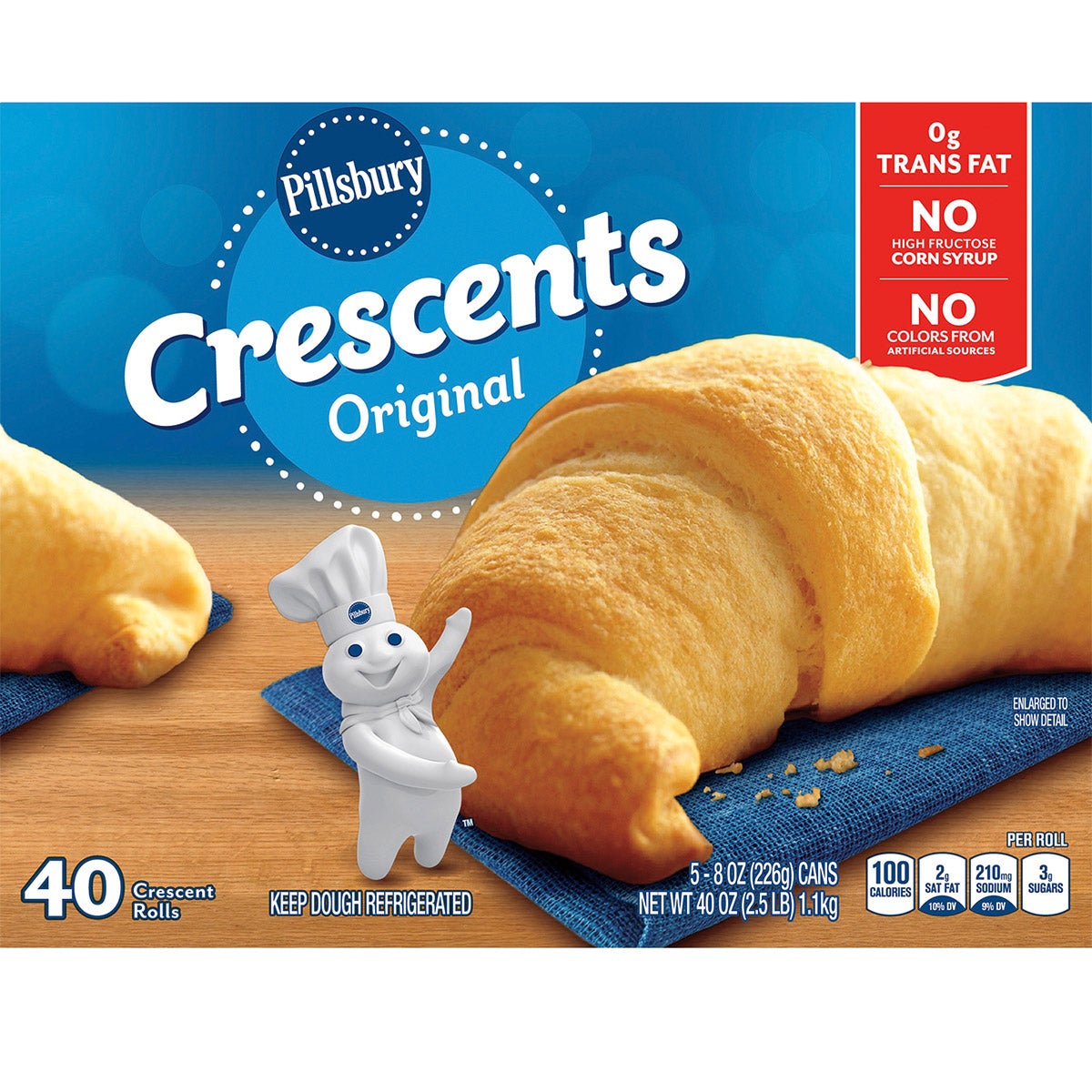 Pillsbury Crescents 5/8 oz Cans