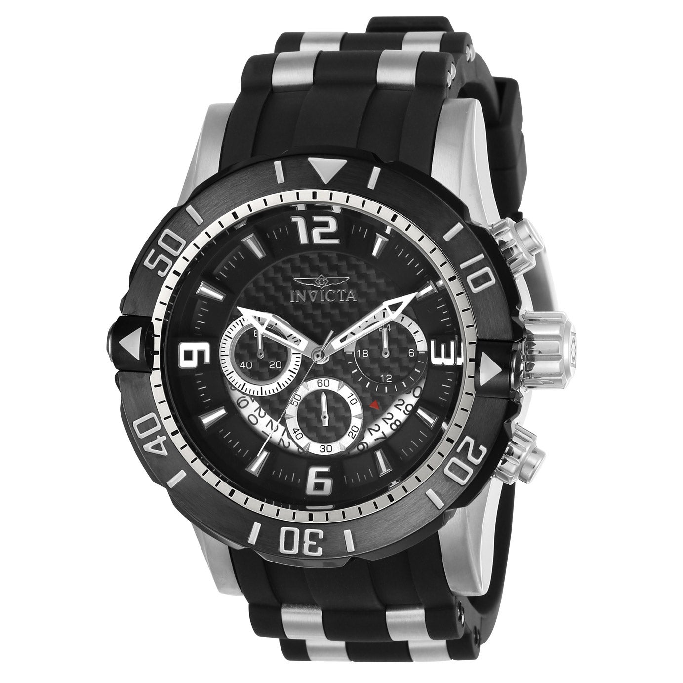 INVICTA PRO DIVER SCUBA WATCH SILVER - Image 1