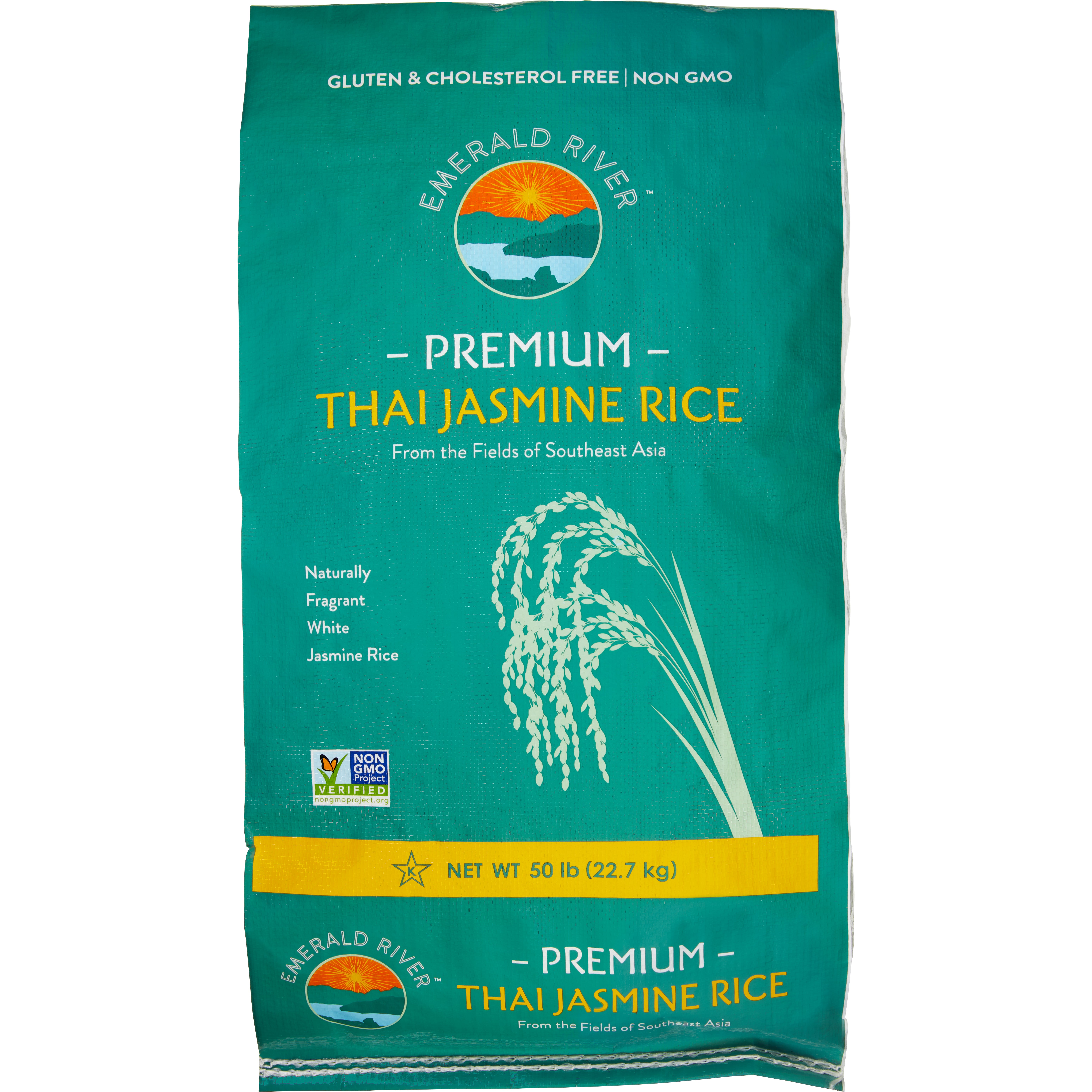 EMERALD RIVER PREM THAI JASMINE RICE 50 LB - Image 1