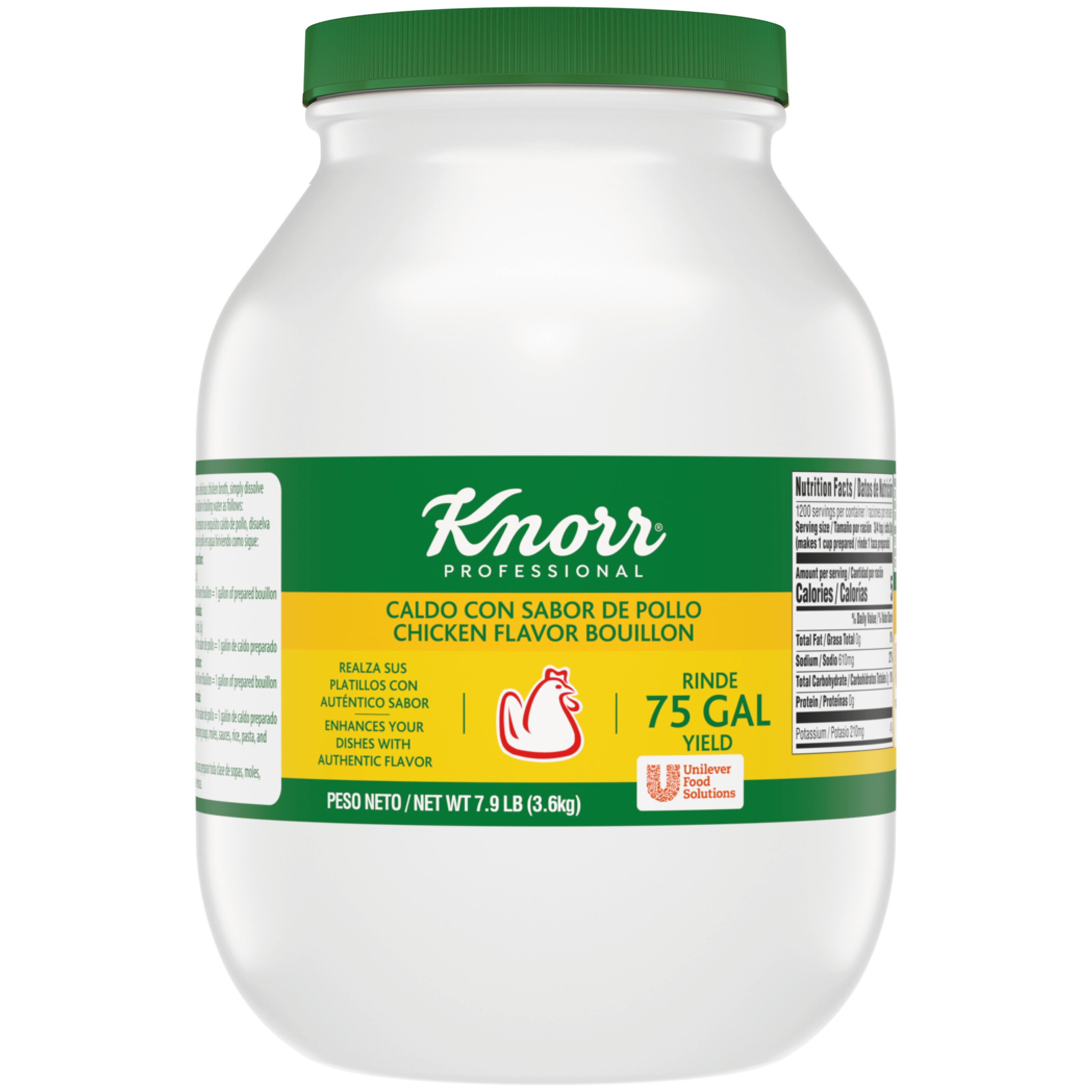 KNORR CALDO DE POLLO 7.9 LB