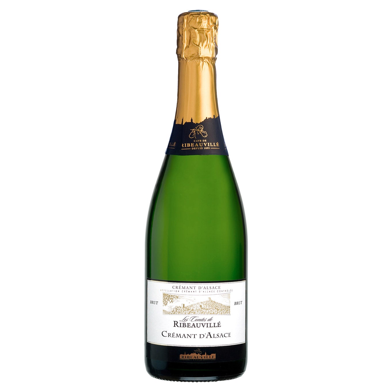 CAVE DE RIBEAUVILLE CREMANT D'ALSACE ALSACE,FRANCE 750ML - Image 1