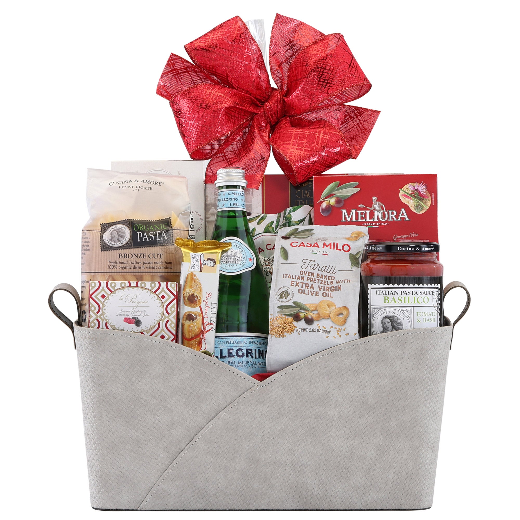 HOUDINI GIFT BASKET ITALIAN THEMED BASKET 76.53 OZ - Image 1