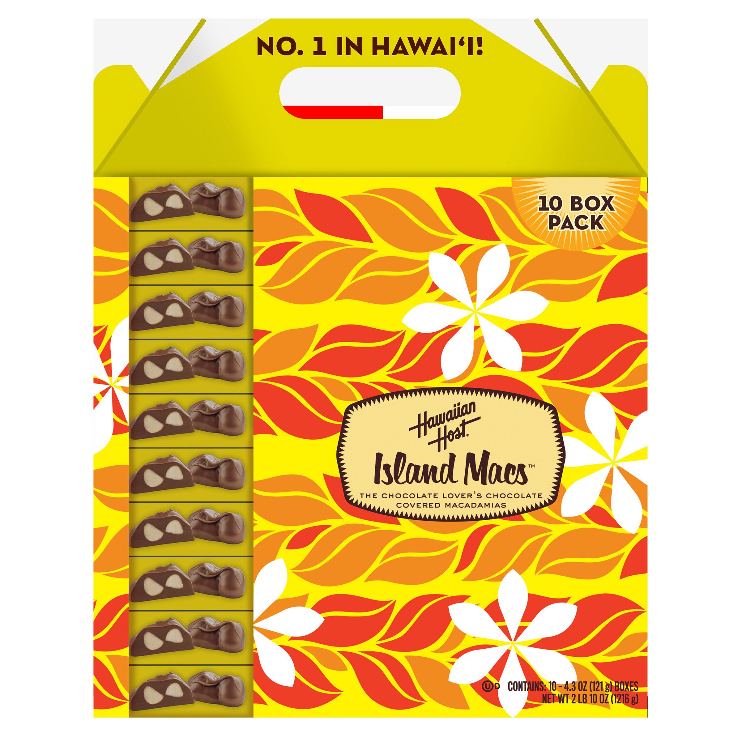 HAWAIIAN HOST CHOCOLATE TIARE 10 / 4.3 OZ CARRYPACK - Image 1