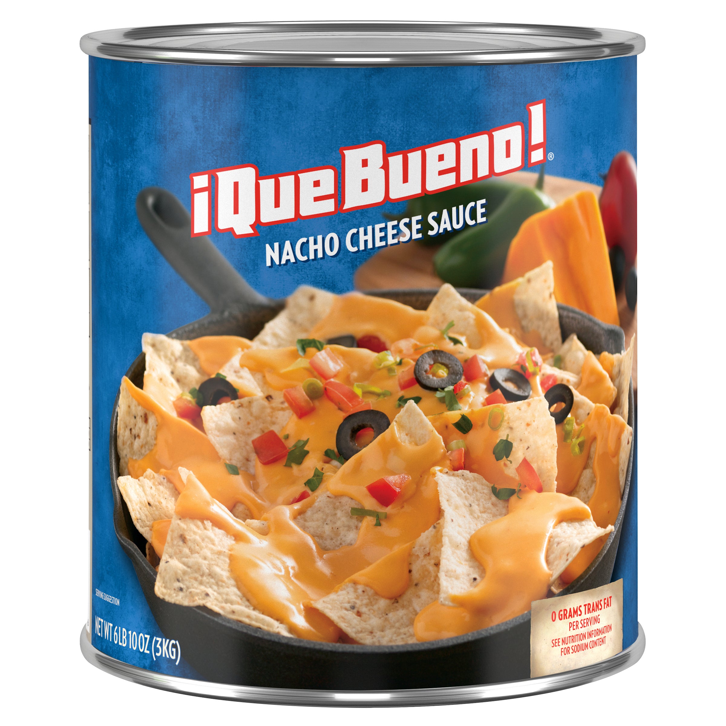 QUE BUENO NACHO CHEESE SAUCE #10 CAN 106 OUNCES