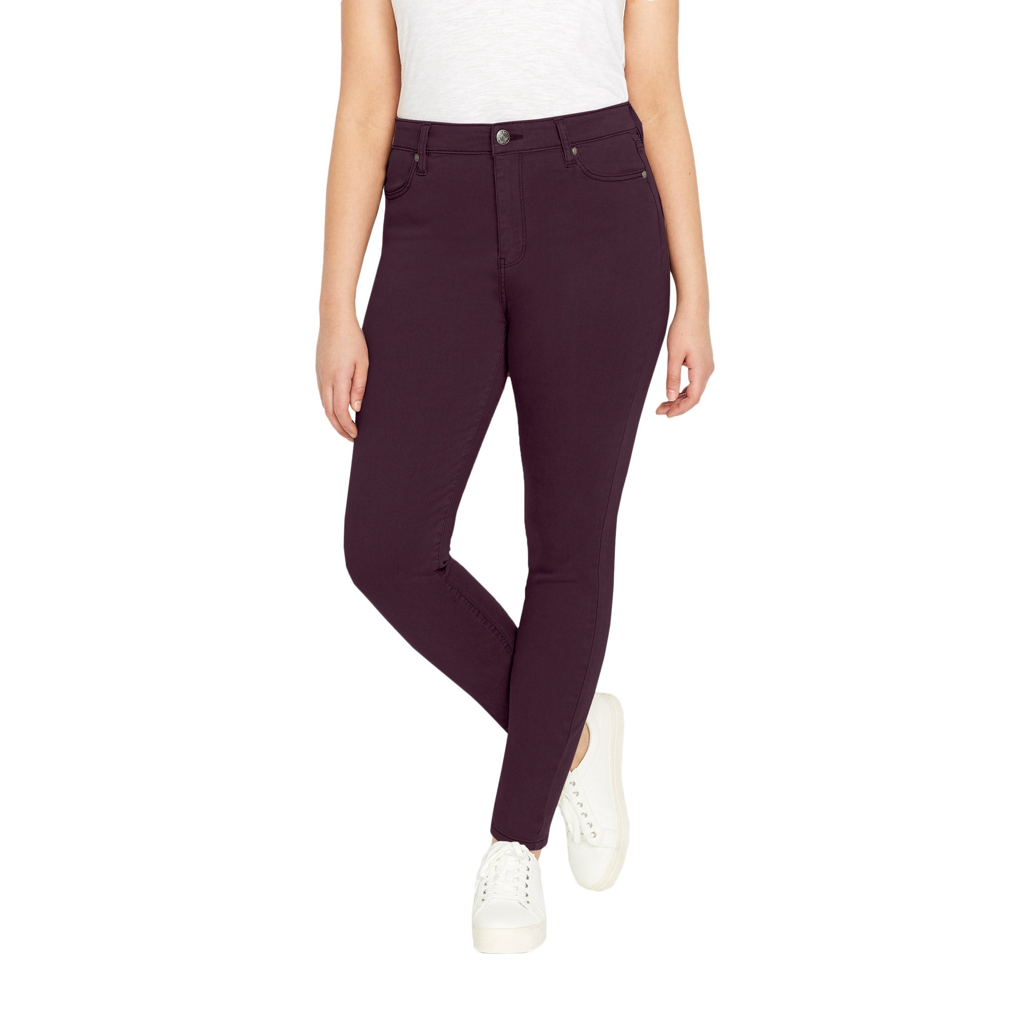 BUFFALO LADIES' HIGH-RISE TENCEL BLEND PANT - Image 1
