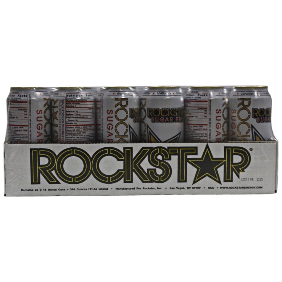 ROCKSTAR SUGAR FREE ENERGY 24/16 OZ