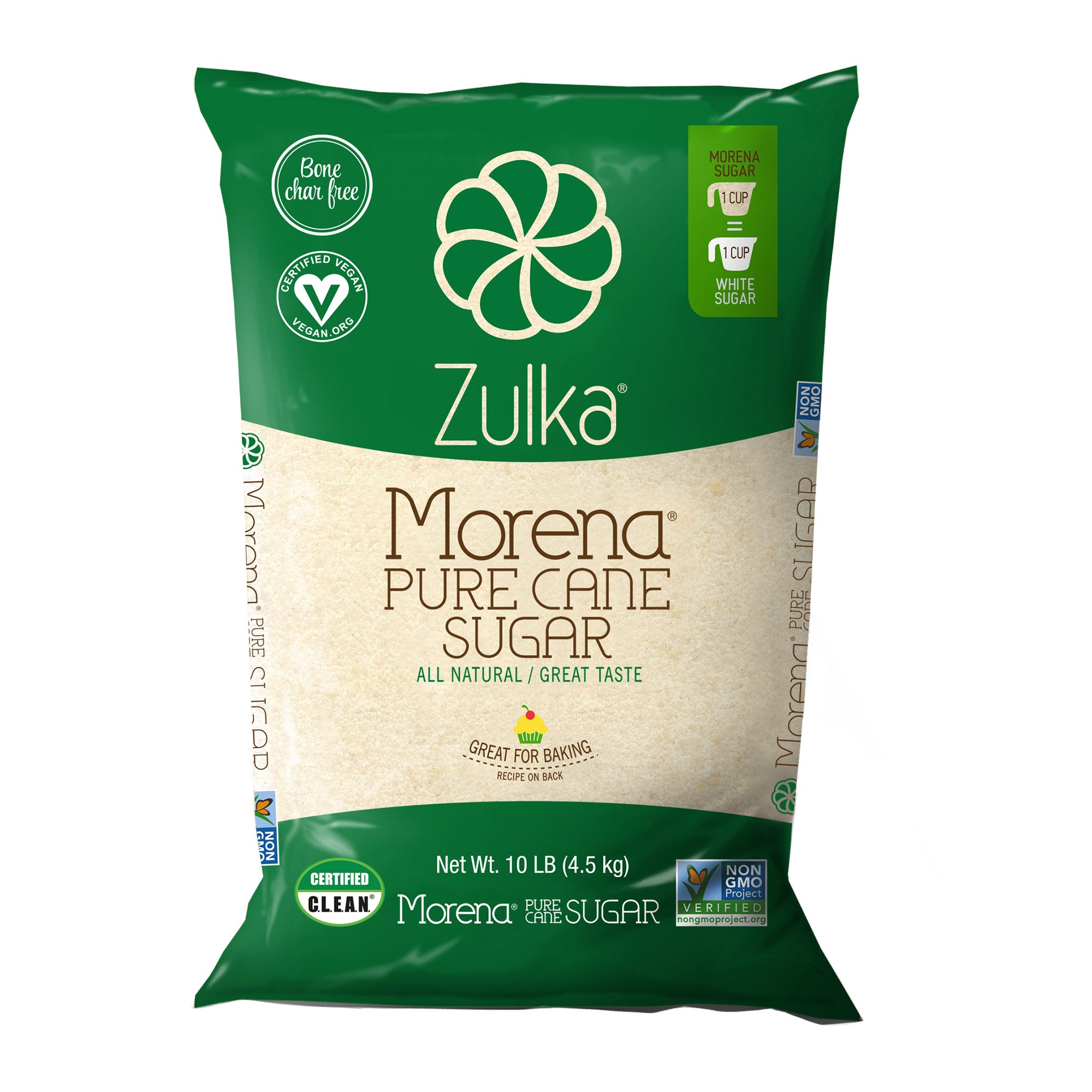 ZULKA PURE CANE GRANULATED SUGAR 10 LB - Image 1