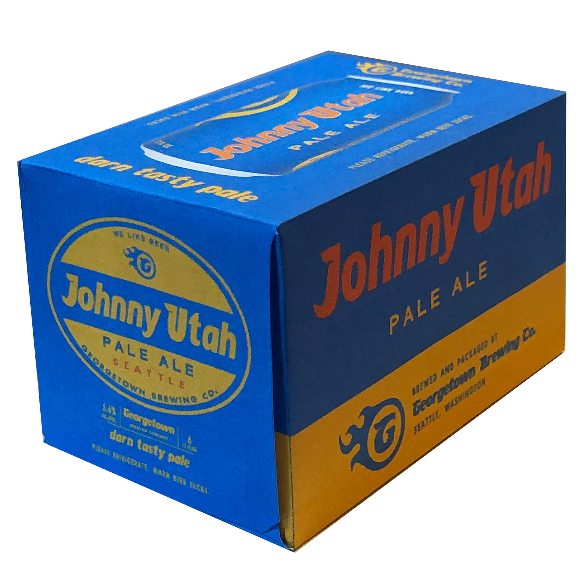 GEORGETOWN BREWING JOHNNY UTAH PALE ALE SEATTLE, WA 6/12OZ - Image 1