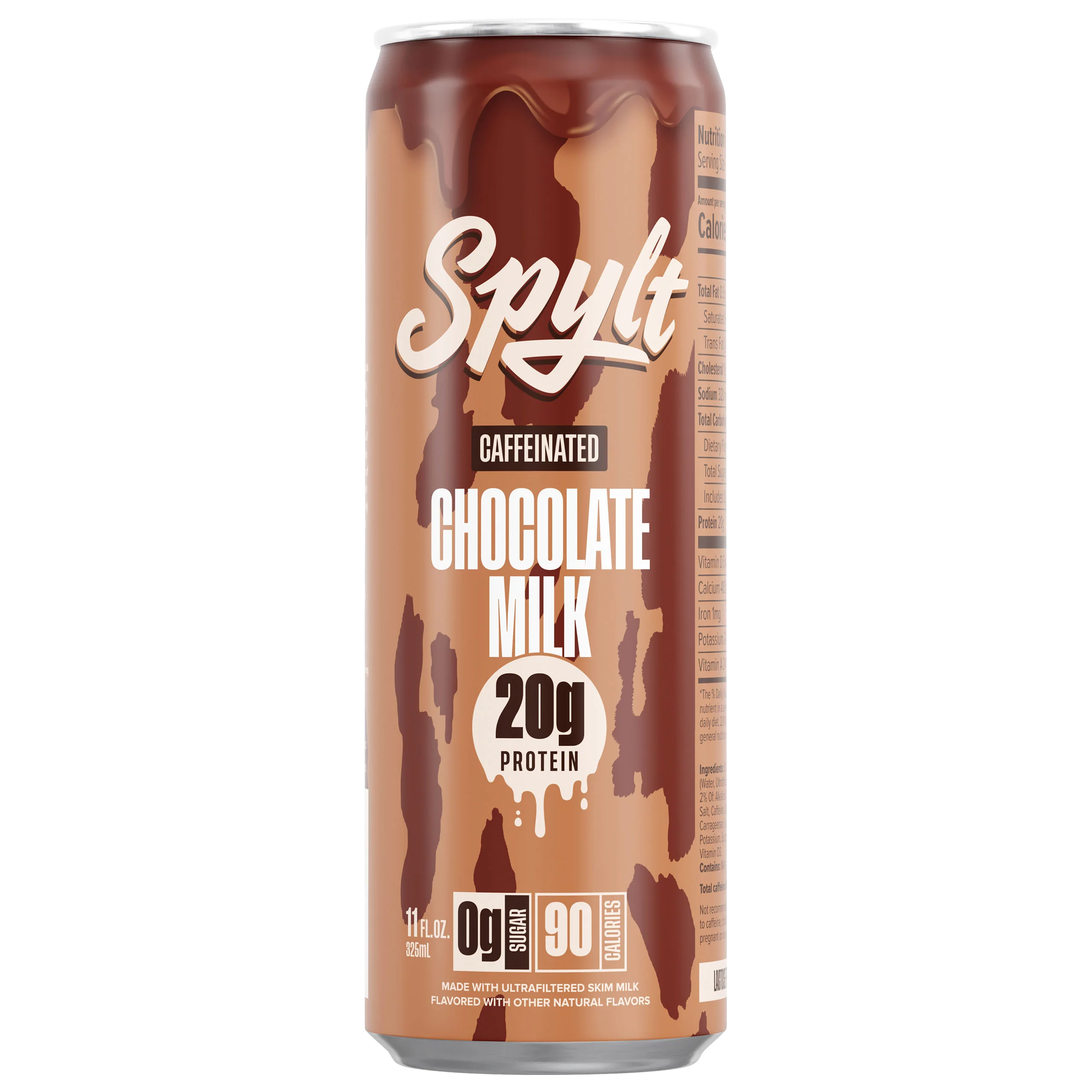 SPYLT CAFFEINATED CHOC MILK 15/11 FL OZ - Image 1
