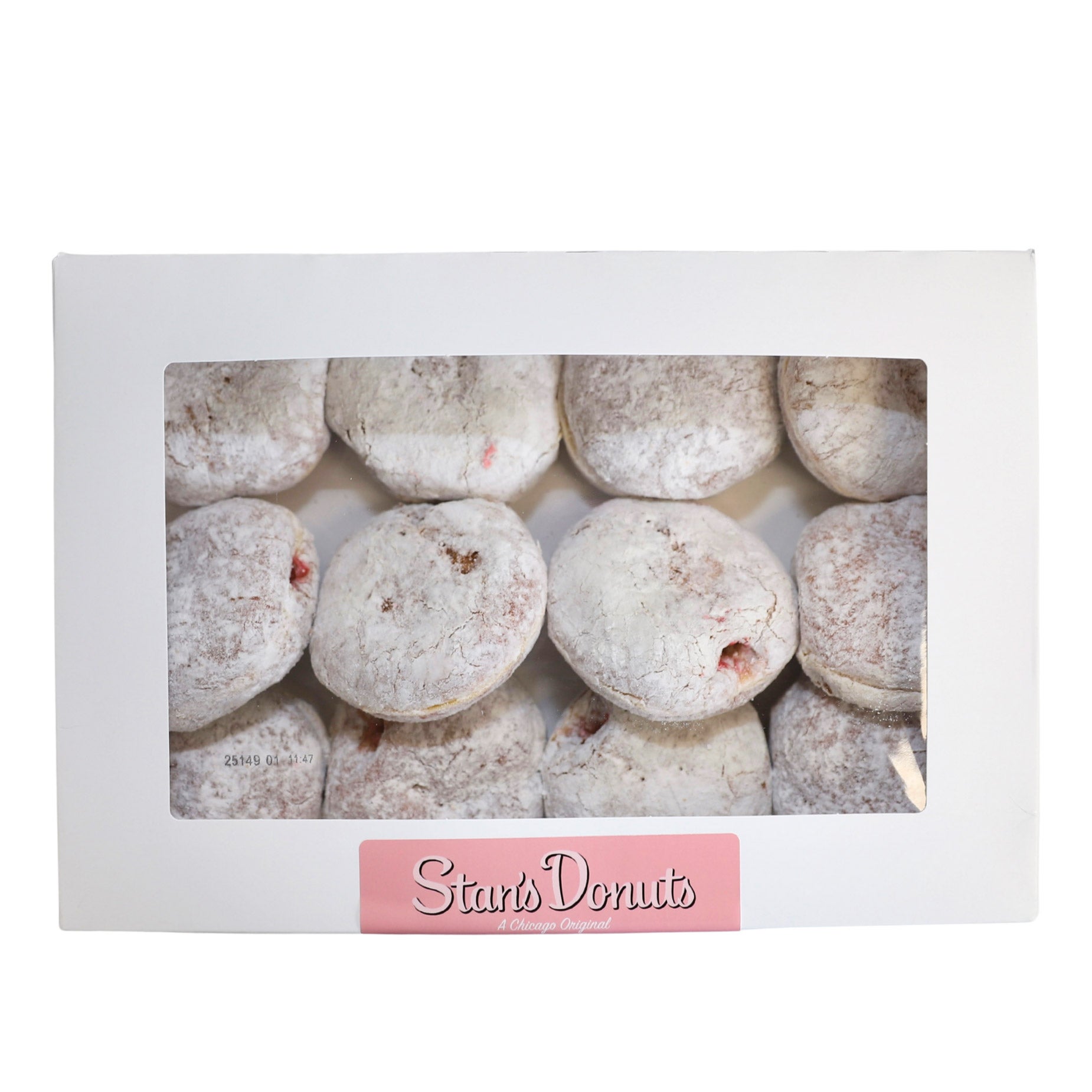 STAN'S RASPBERRY JELLY DONUTS 12 COUNT PACKAGE