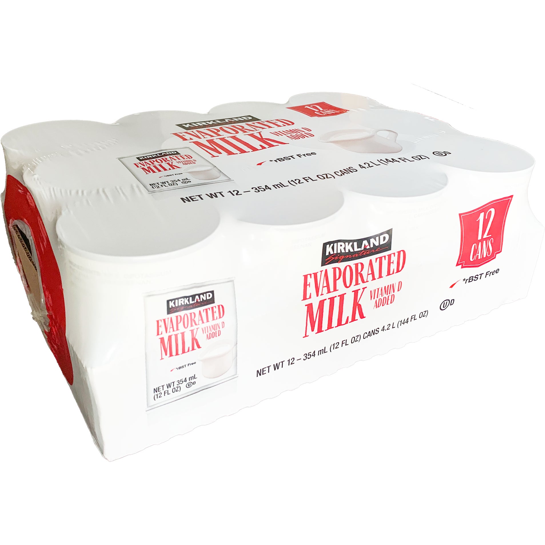 KIRKLAND SIGNATURE EVAPORATED MILK 12/12 FL OZ (4.5 QT) - Image 1
