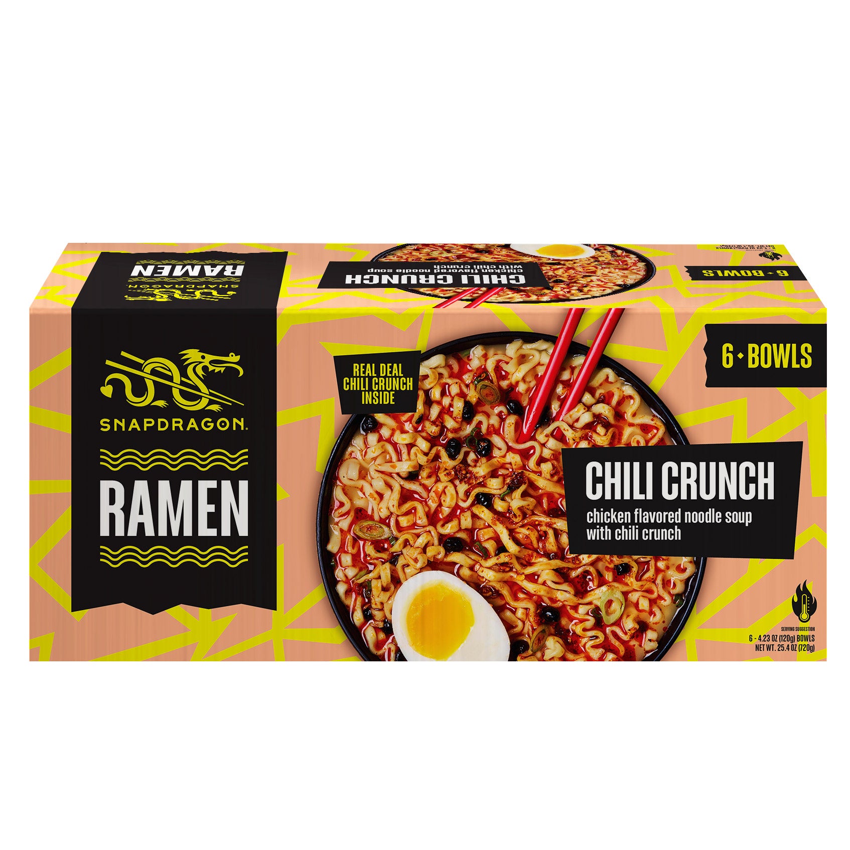 SNAPDRAGON FOODS CHILI CRUNCH RAMEN 6/4.23 OZ