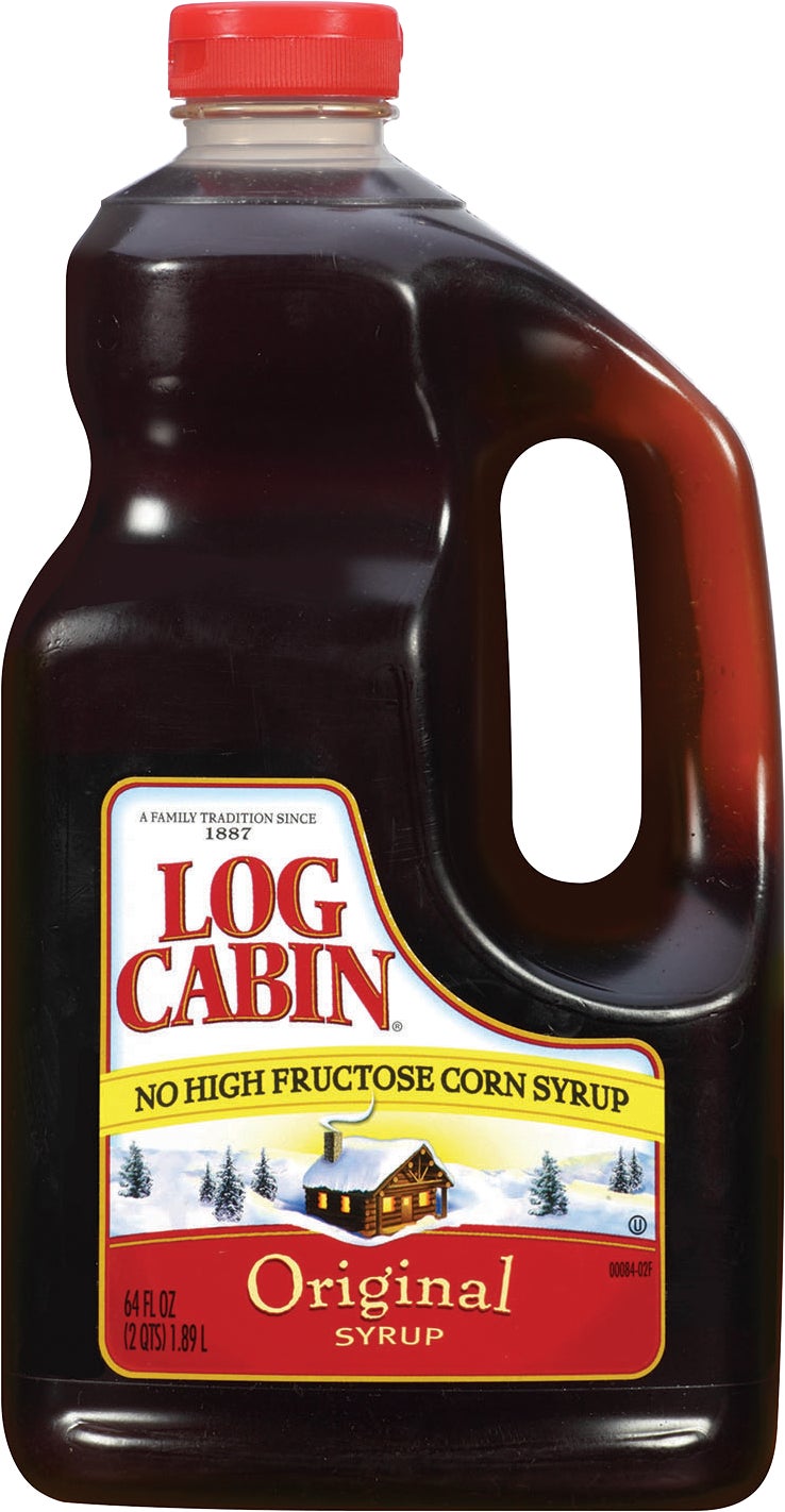 LOG CABIN ORIGINAL SYRUP 2/64OZ - Image 1