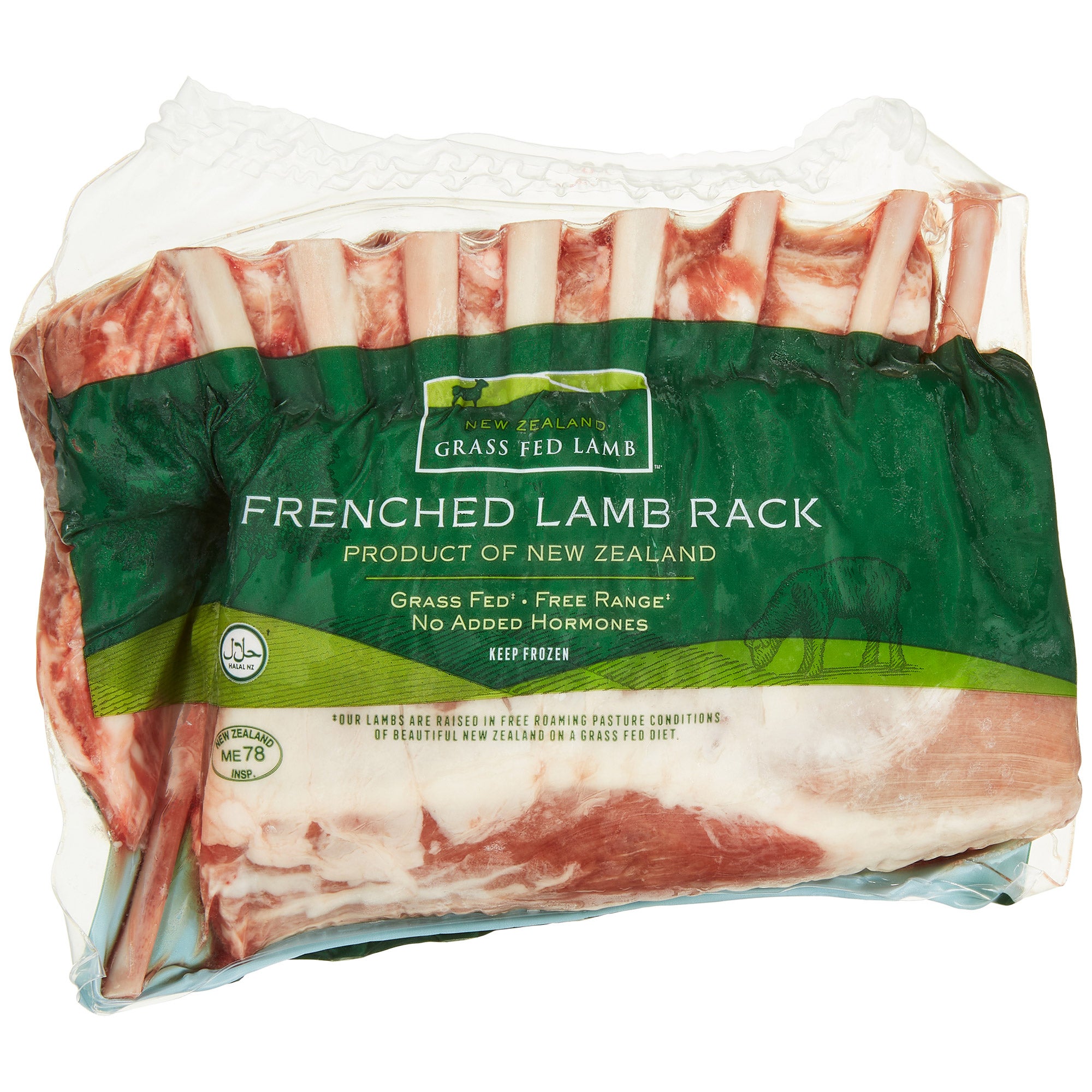 NEW ZEALAND HALAL FRENCHED LAMB RACKS PRICE PER POUND