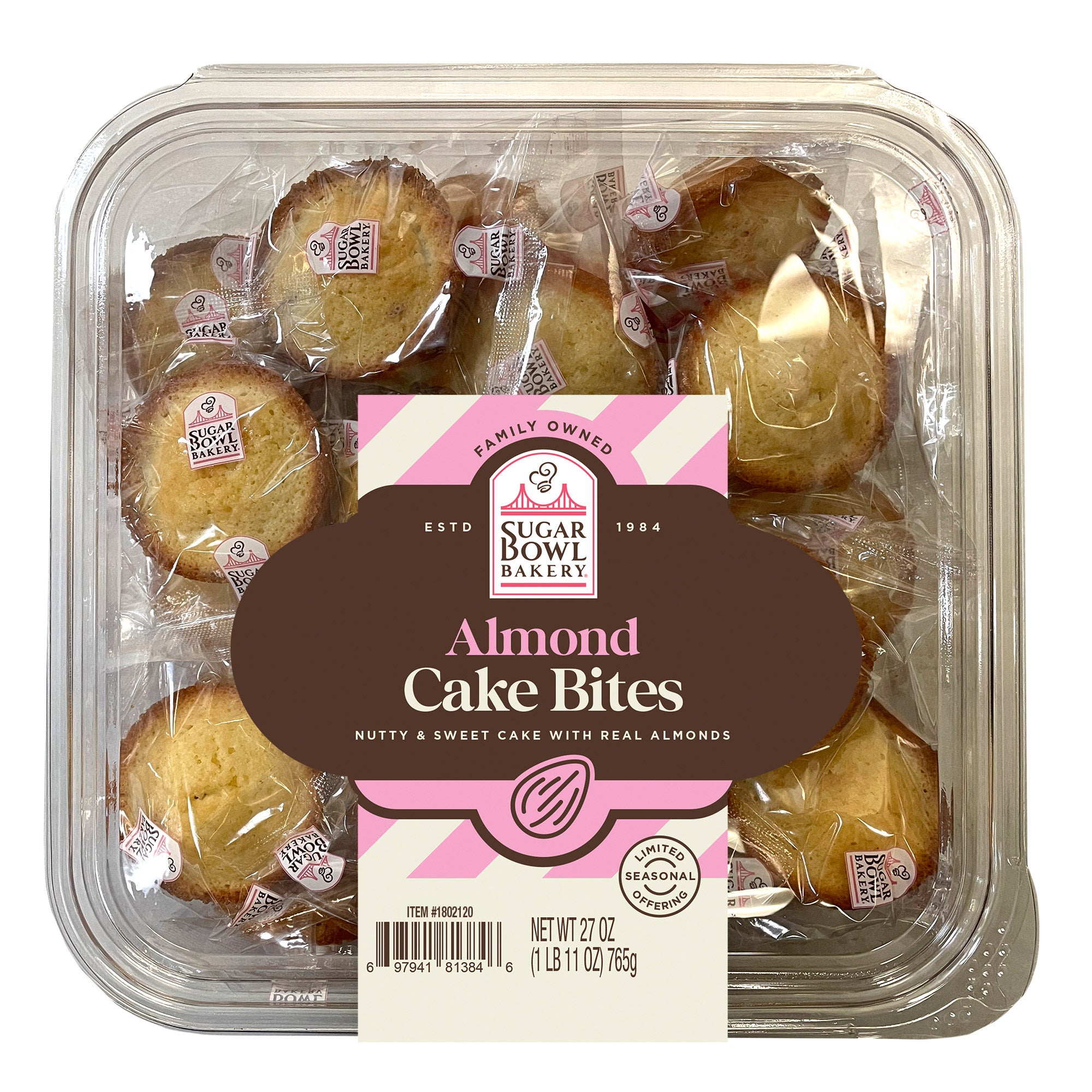 SUGAR BOWL ALMOND CAKE BITES 27 OUNCES