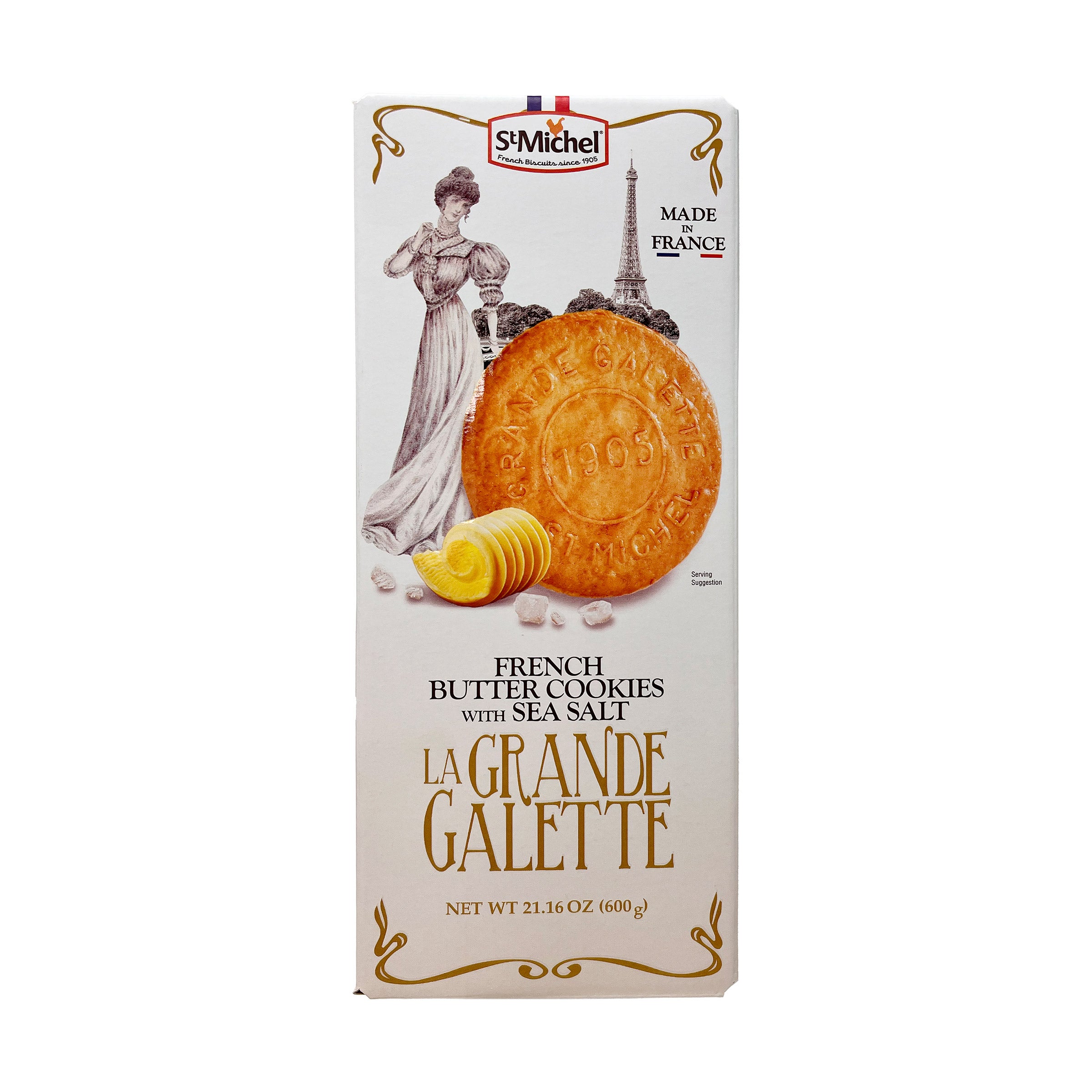 ST MICHEL LA GRANDE GALETTE BUTTER COOKIE 21.16 OZ - Image 1