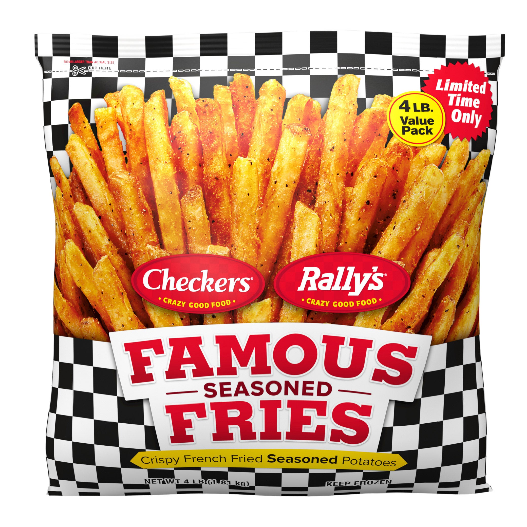 CHECKERS FAMOUS SEASONED FRIES 4 LBS - Image 1