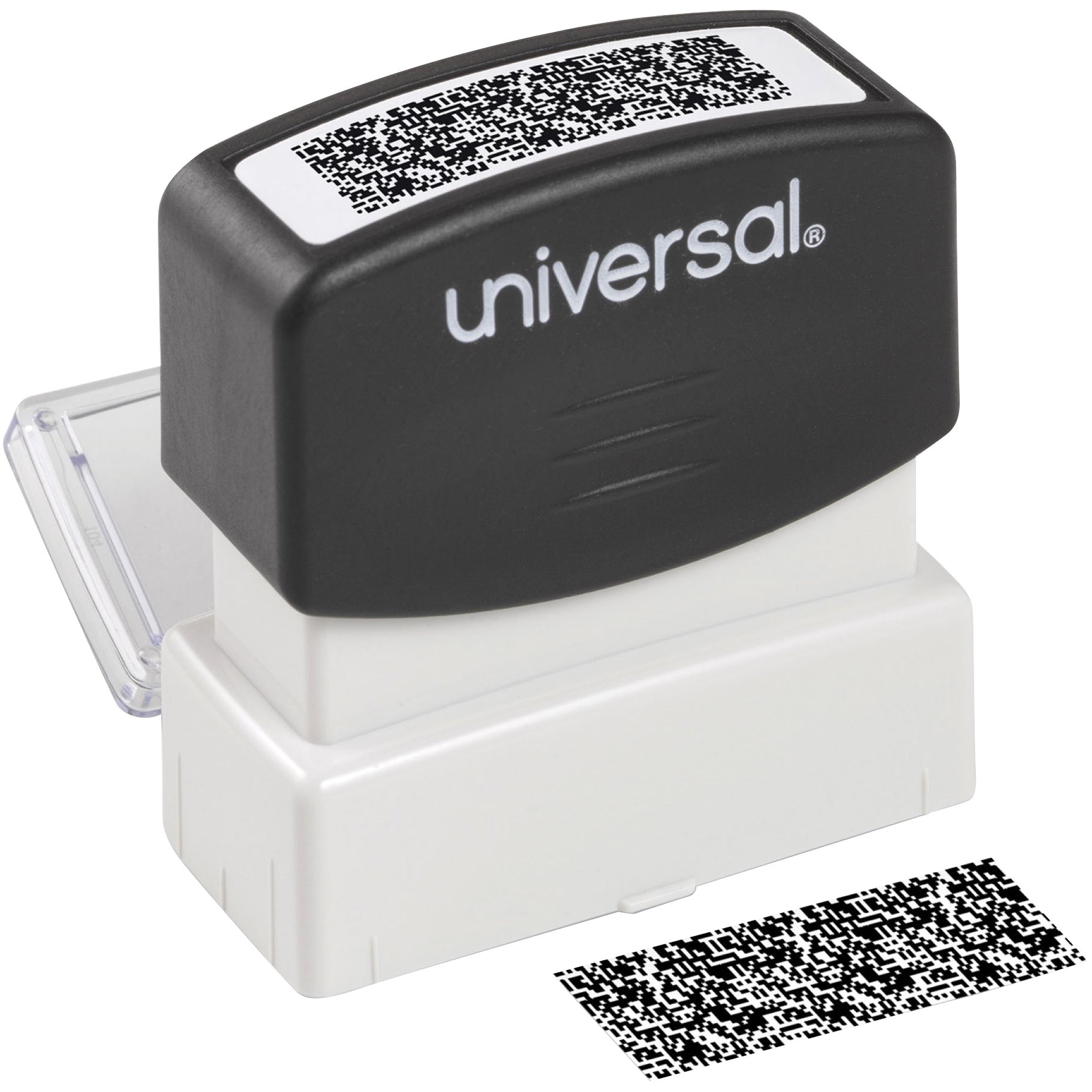 UNIVERSAL SECURITY STAMP UNV10136 BLACK - Image 1