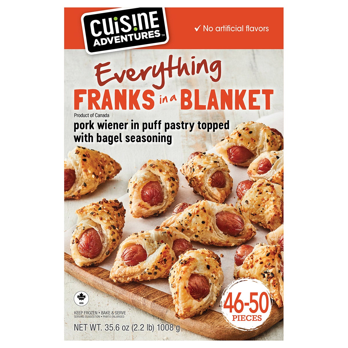 CUISINE ADVENTURES FRANKS IN A BLANKET 35.6 OZ