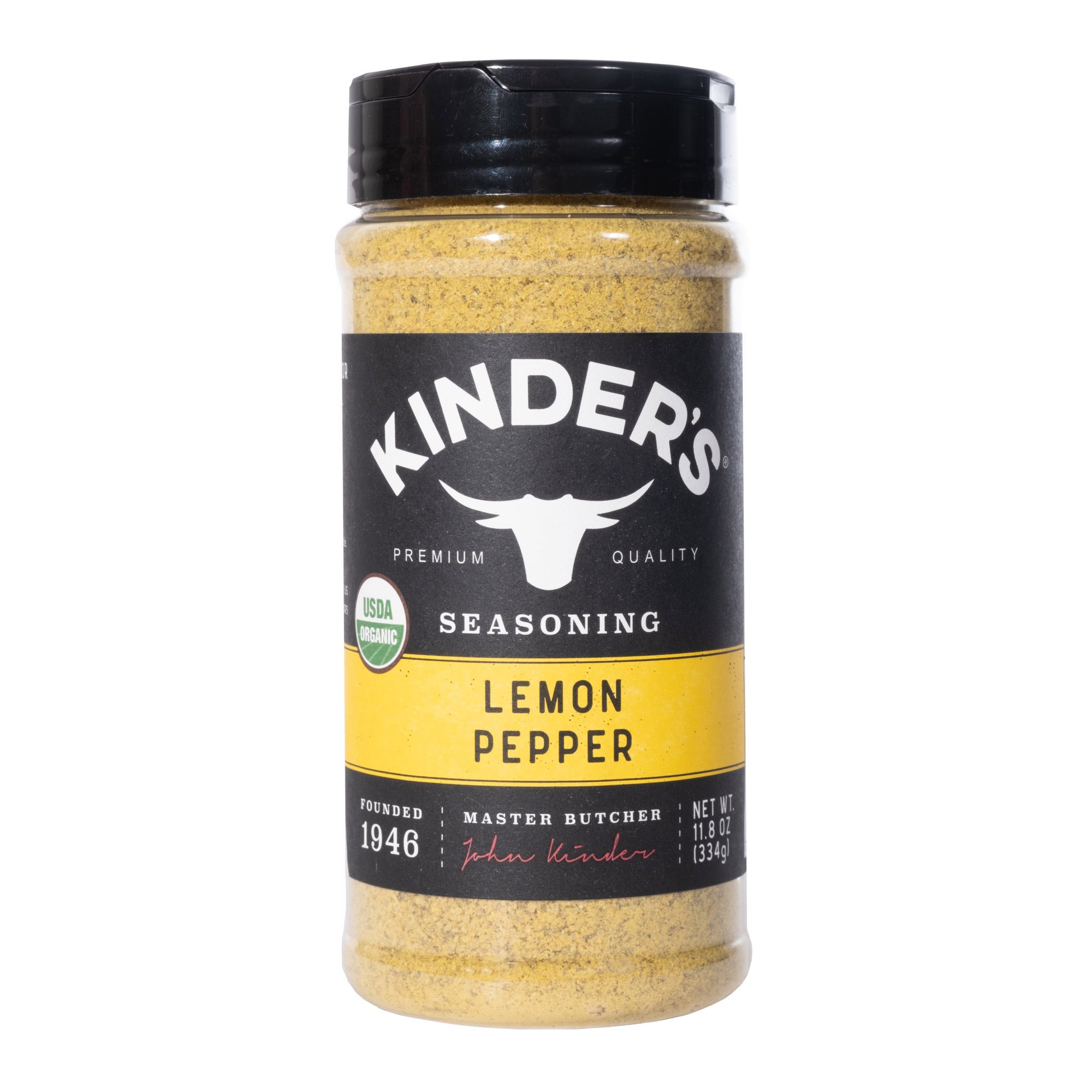 KINDER'S ORGANIC LEMON PEPPER 11.8 OZ