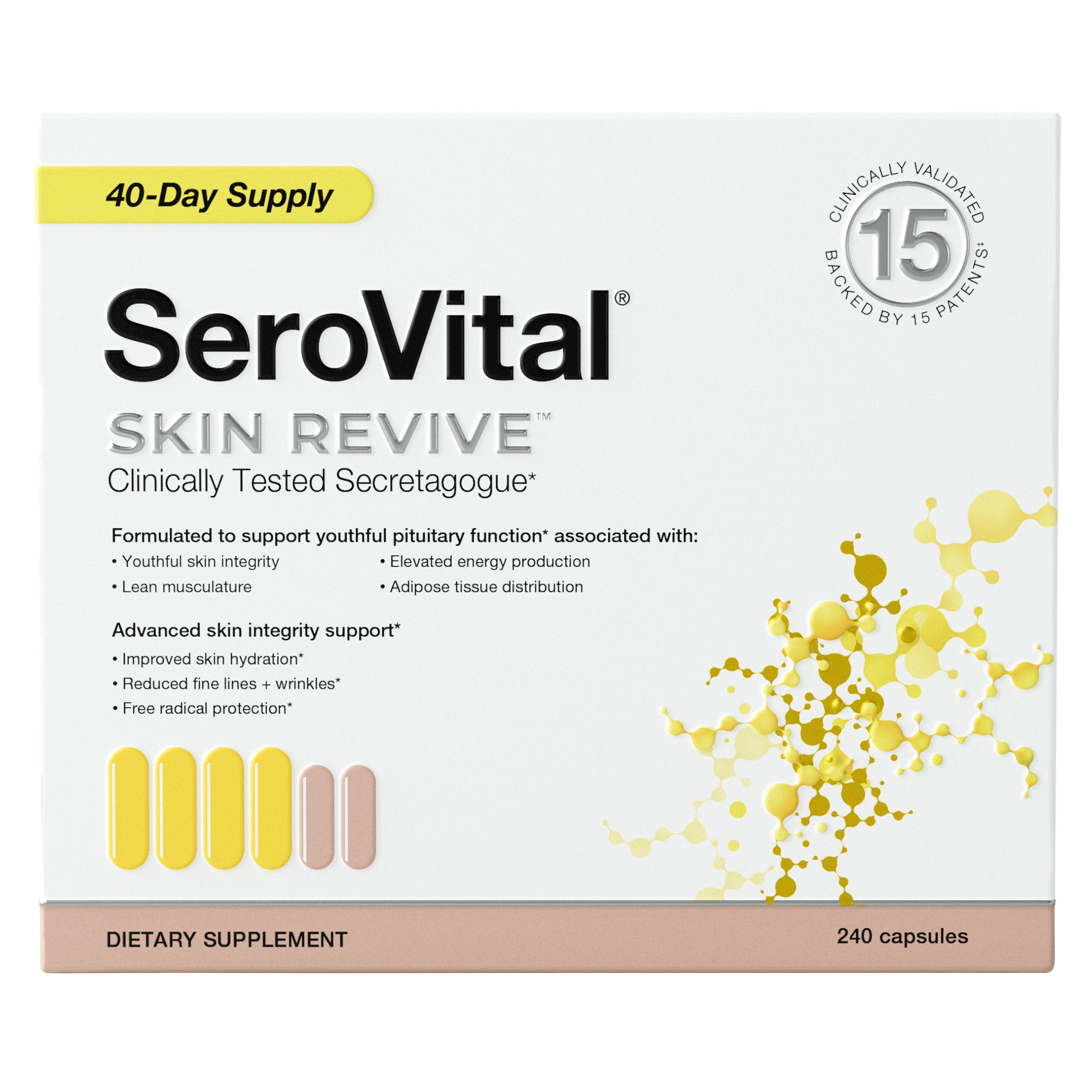 SEROVITAL REVIVE CAPSULES 40 DAY SUPPLY - Image 1