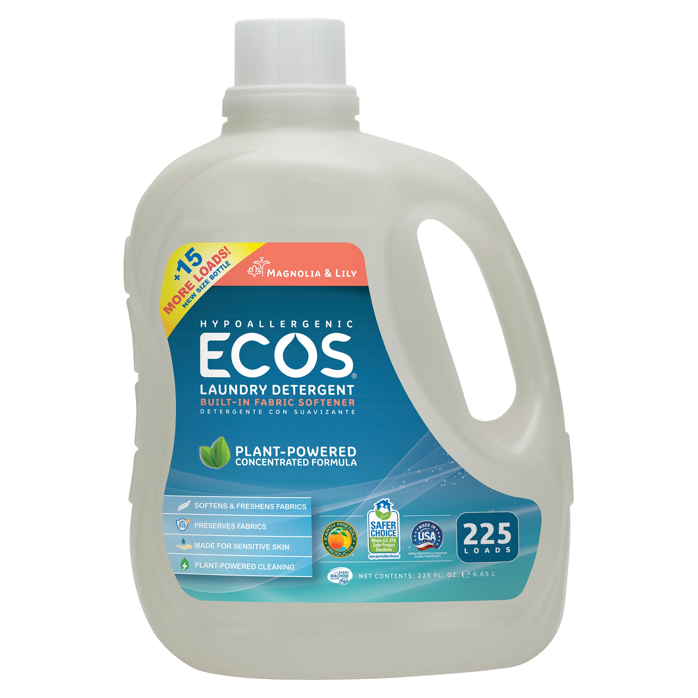 EARTH FRIENDLY ¨ECOS¨ ULTRA LIQUID LAUNDRY 225 FL OZ 225 LDS