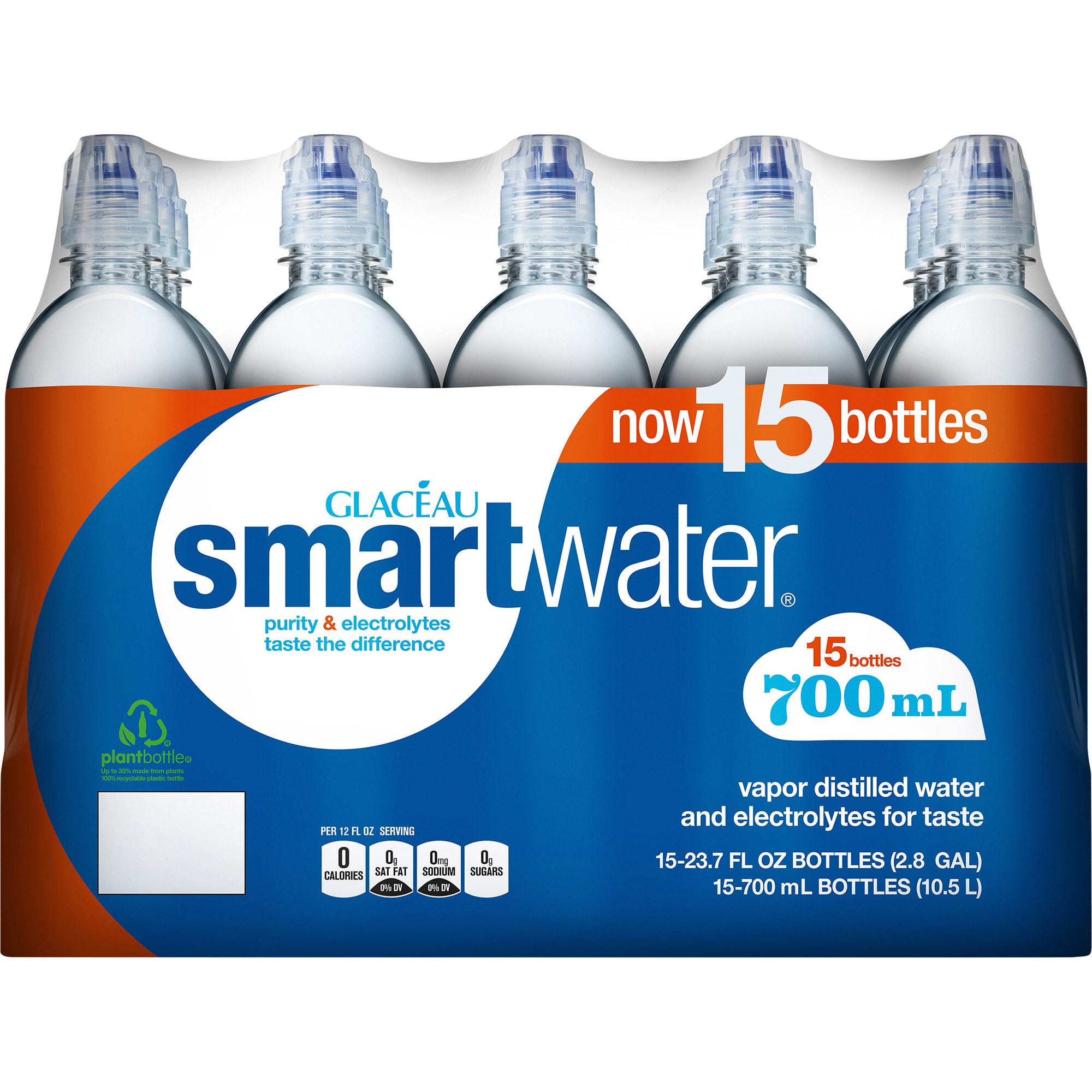 GLACEAU SMARTWATER 15/23.6 OZ - Image 1