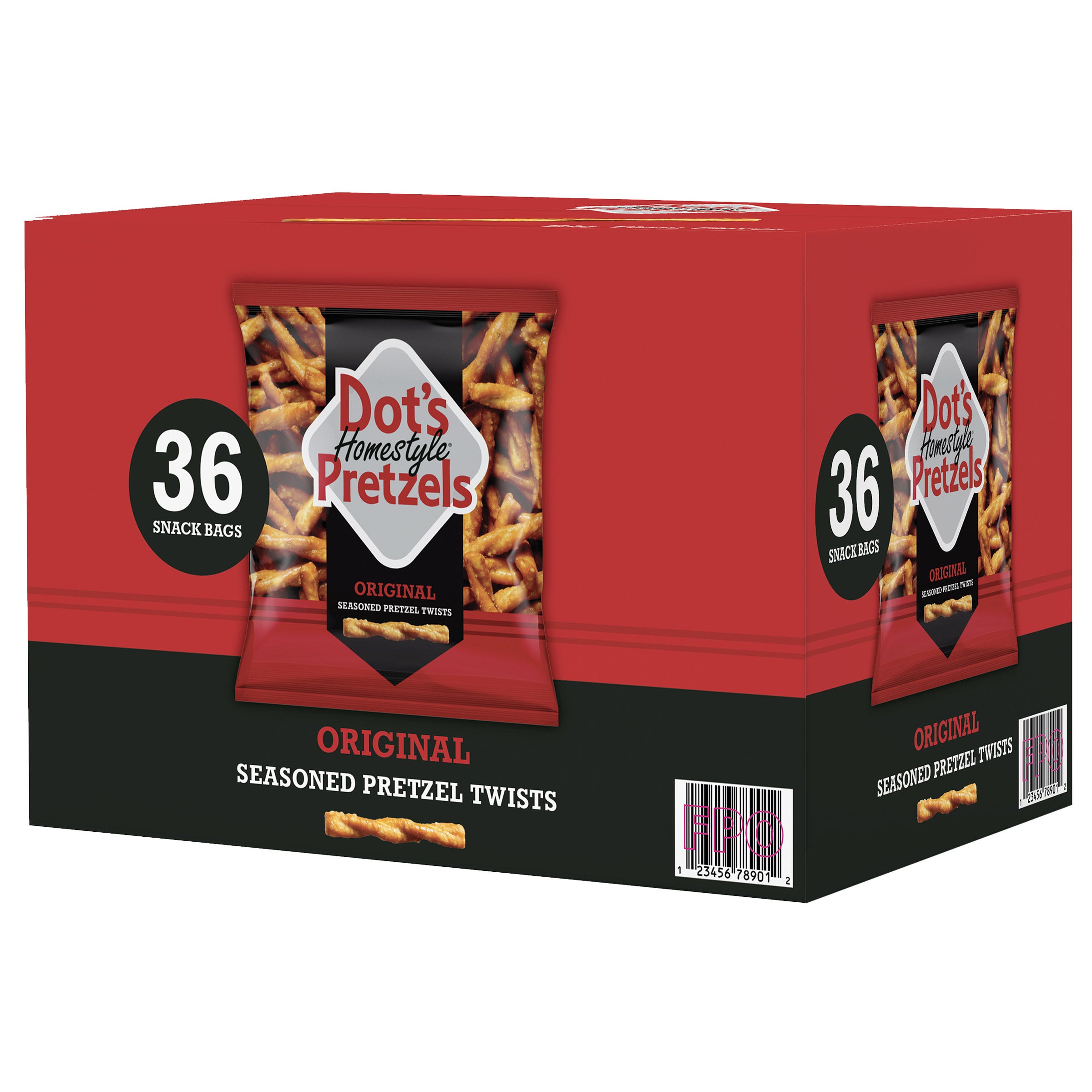 DOT'S ORIGINAL PRETZELS 36 CT (2.25 LBS)