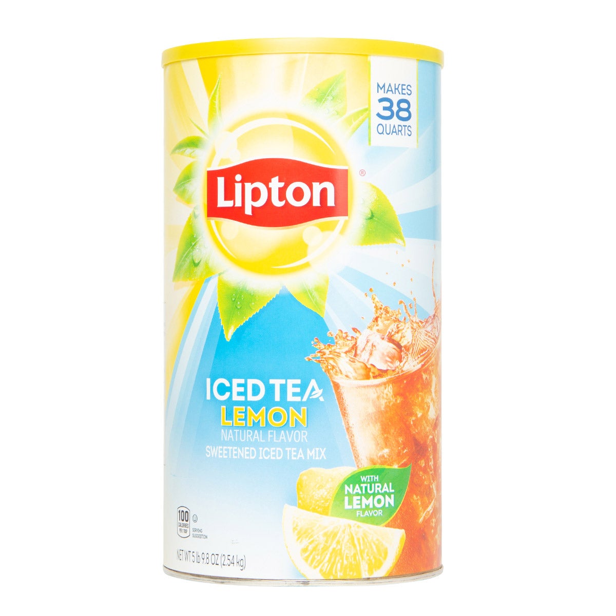LIPTON ICED TEA MIX MAKES 38 QUARTS