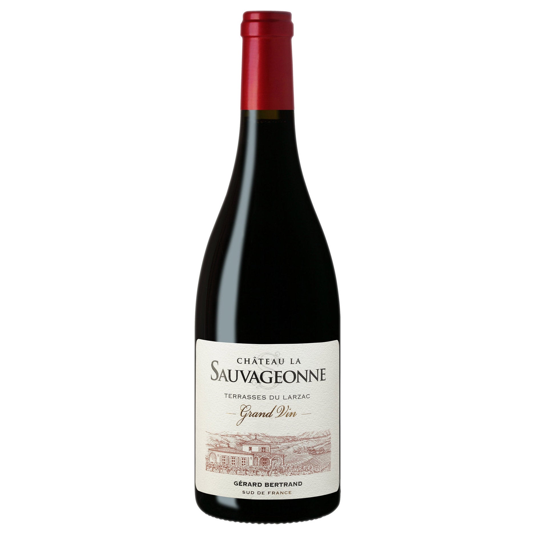 CHATEAU LA SAUVAGEONNE RED BLEND GRAND VIN LARZAC, FRANCE 750ML