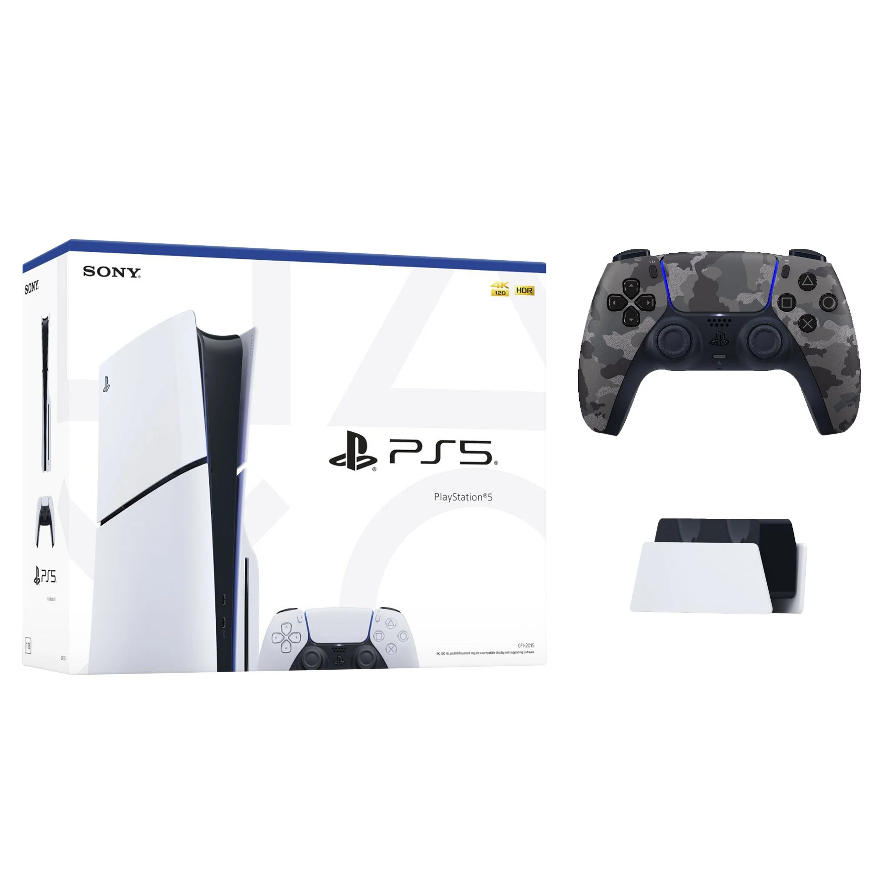 SONY PLAYSTATION 5 SLIM DISC CONSOLE BUNDLE - Image 1