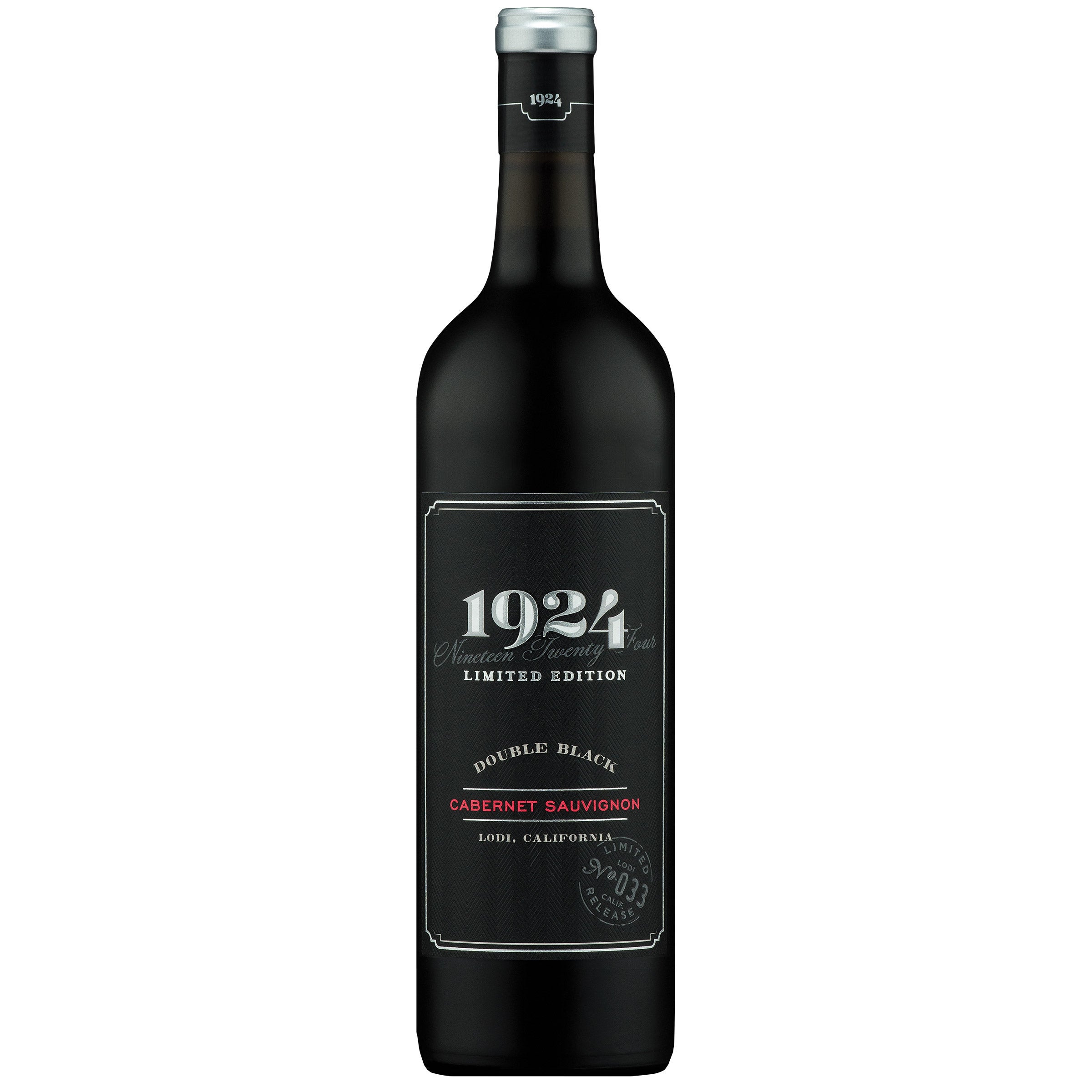 1924 DOUBLE BLACK CABERNET SAUVIGNON LODI, CALIFORNIA 750ML - Image 1
