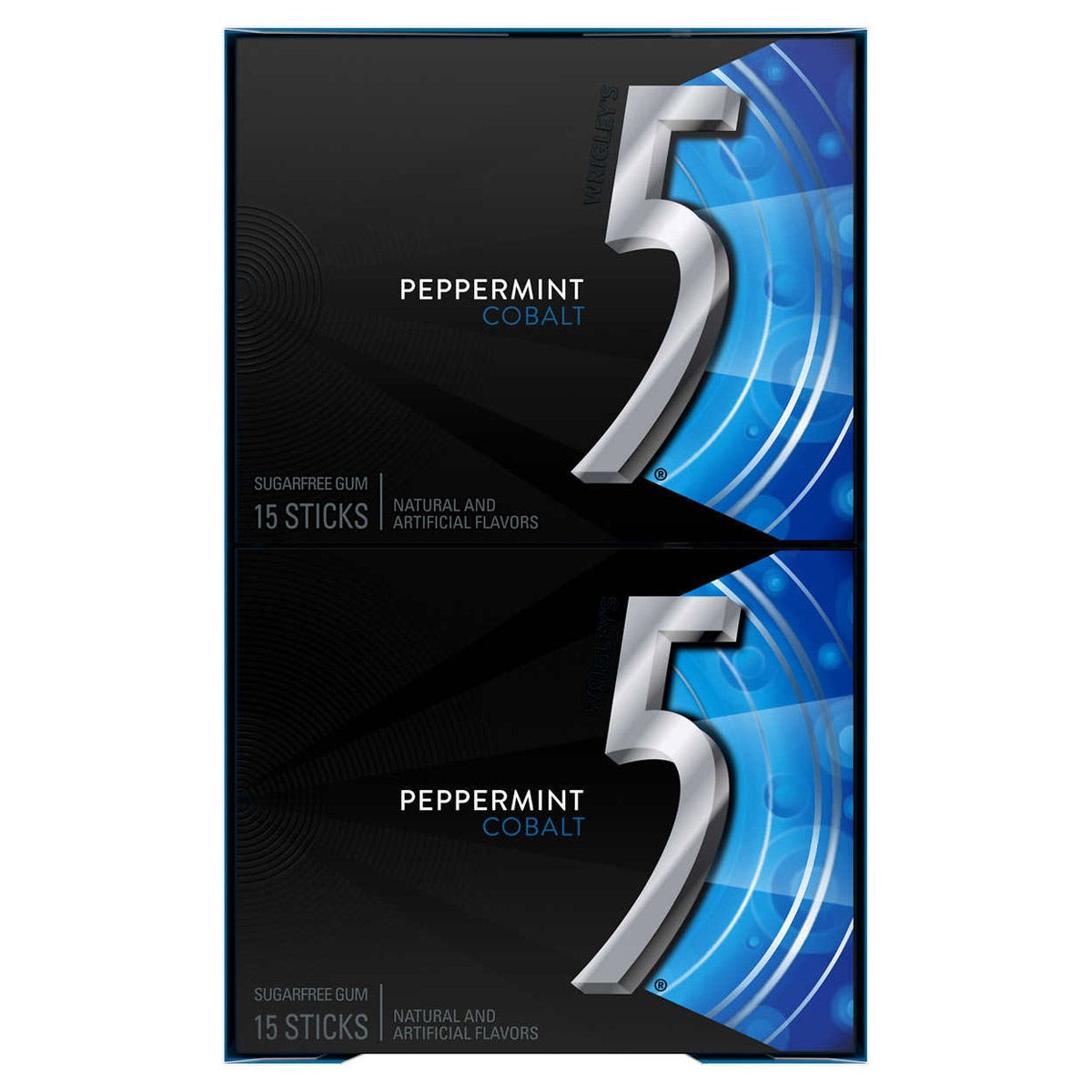 WRIGLEY'S 5 PEPPERMINT COBALT GUM 10 CT/15 PC - Image 1