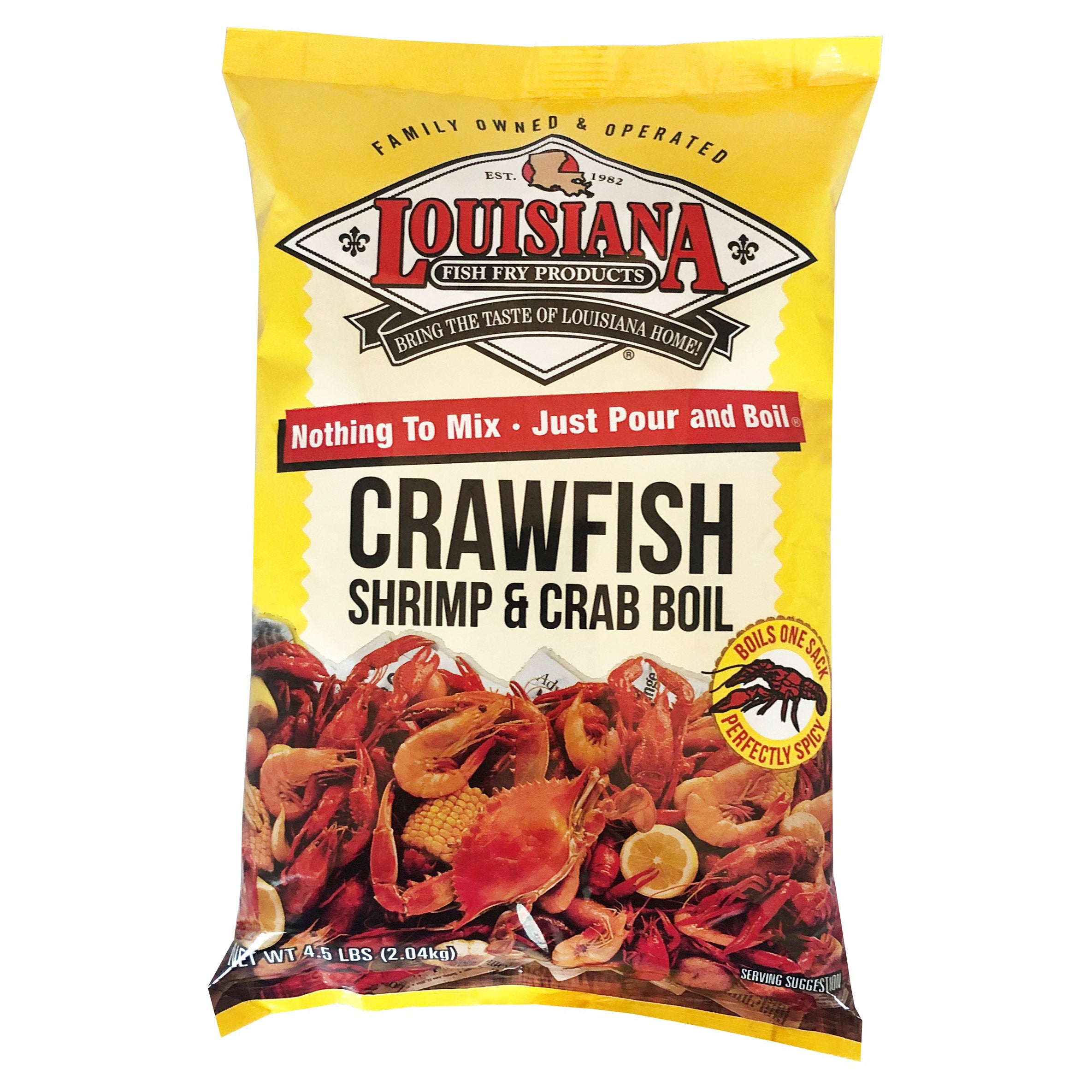 LOUISIANA FISH FRY CRAWFISH BOIL 4.5 LB