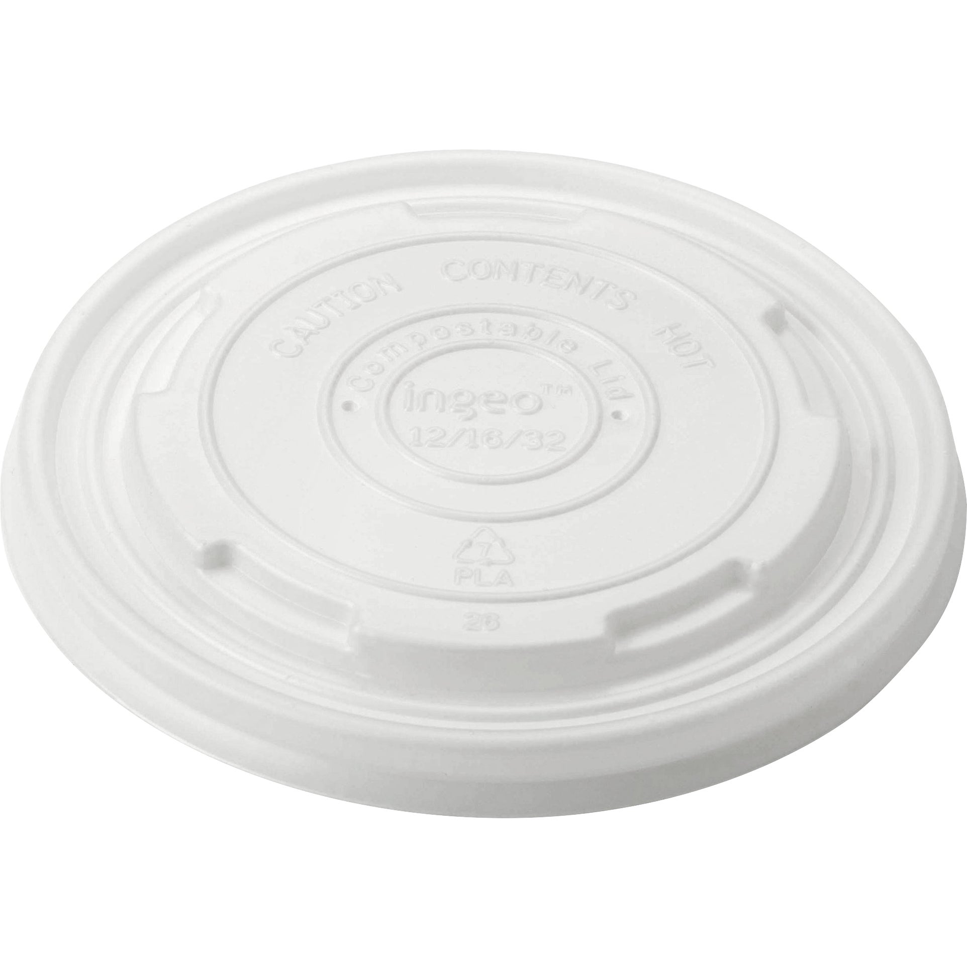 WORLD CENTRIC 12-32 OZ BOWL LID COMPOSTABLE 100 CT - Image 1