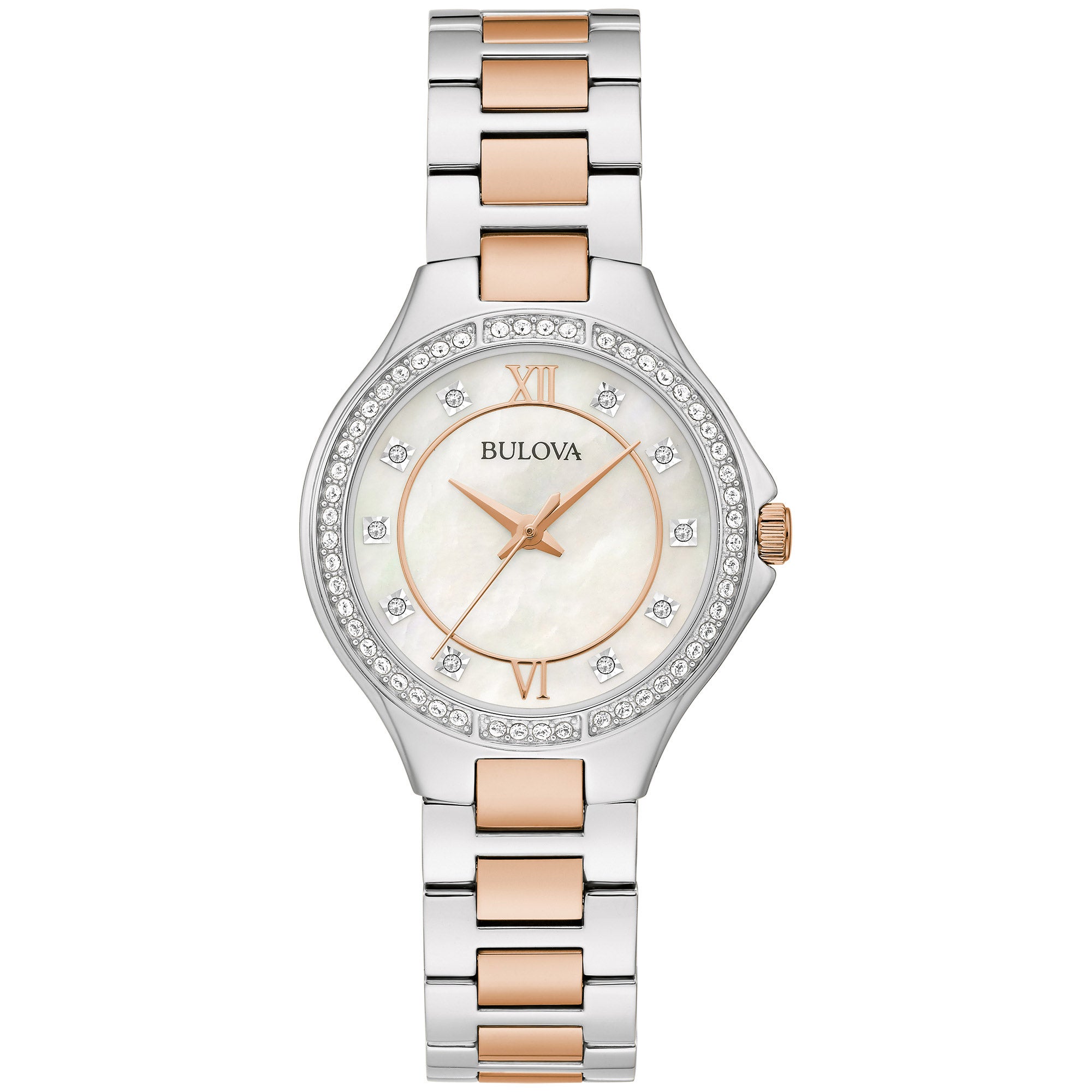 BULOVA CLASSIC STAINLESS STEEL QUARTZ LADIES WATCH
