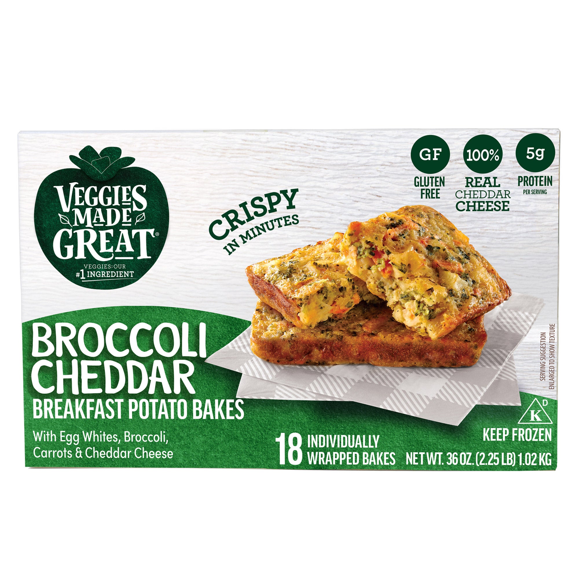 VEGGIES MADE GREAT BROCCOLI CHEDDAR BAKE 18 CT - Image 1